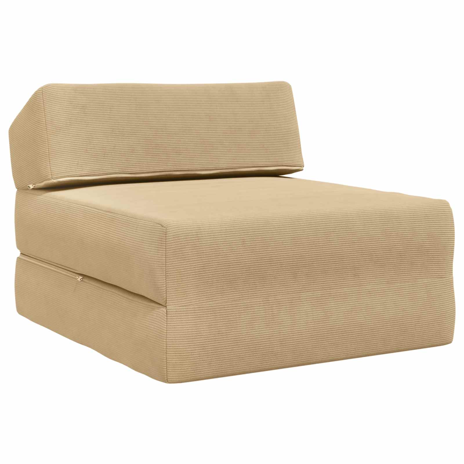 Vouwbare Bankbed Groen Grijs 60 x 70 x 41 cm Stof – afbeelding 2