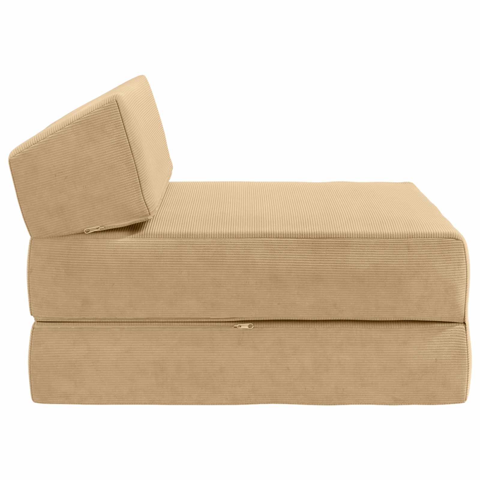 Vouwbare Bankbed Groen Grijs 60 x 70 x 41 cm Stof – afbeelding 4