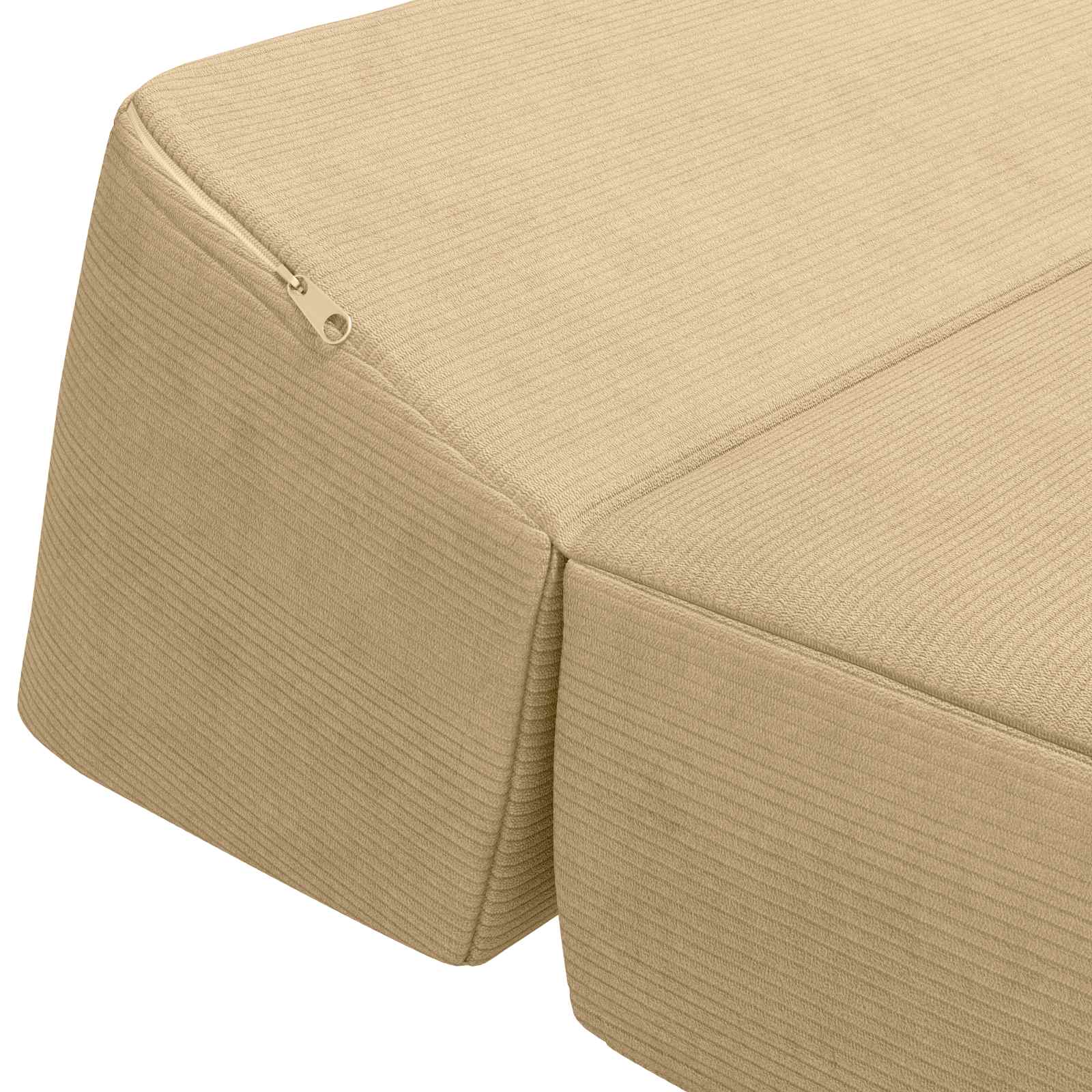 Vouwbare Bankbed Groen Grijs 60 x 70 x 41 cm Stof – afbeelding 6