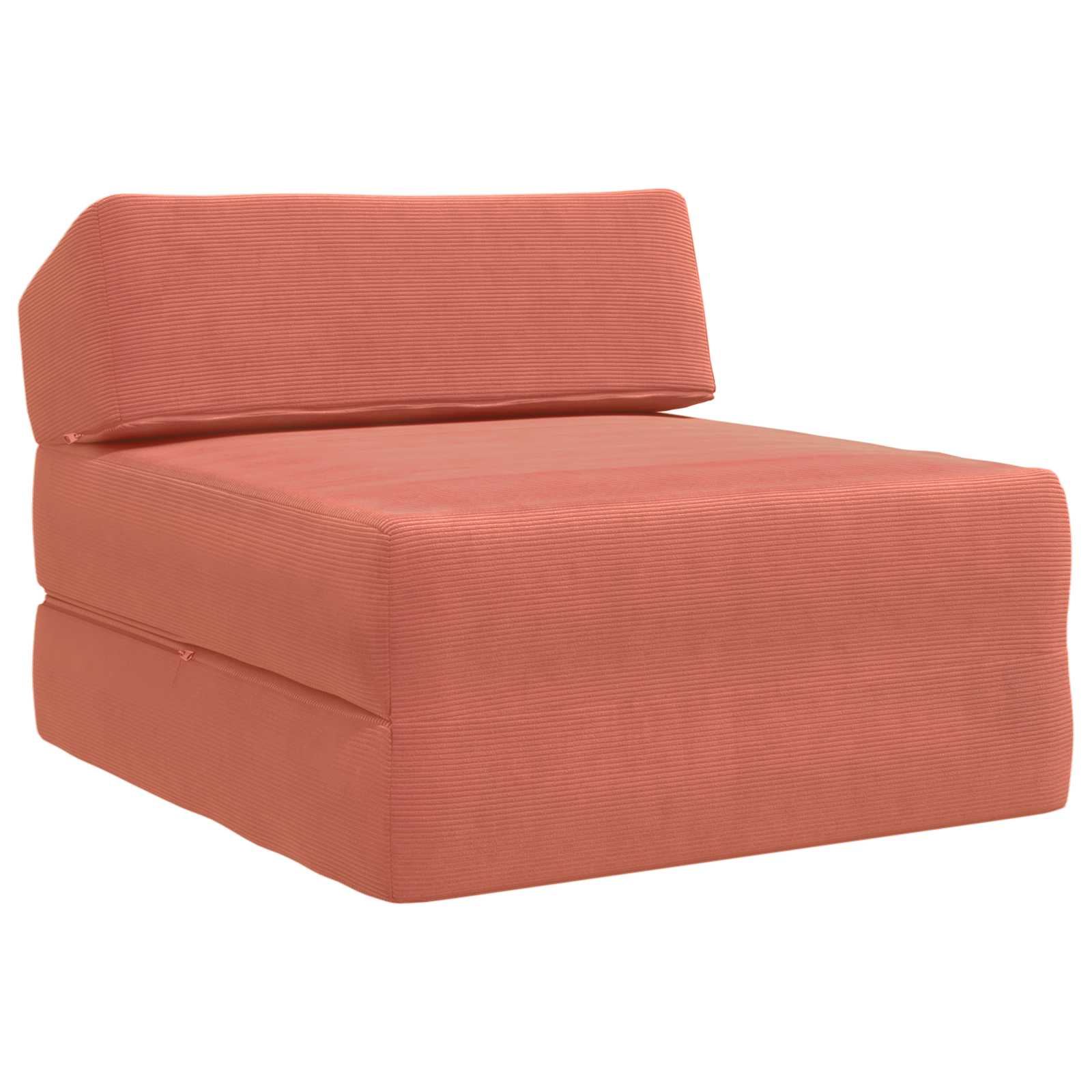 Vouwbare Bankbed Rood-oranje 60 x 70 x 41 cm Stof – afbeelding 2