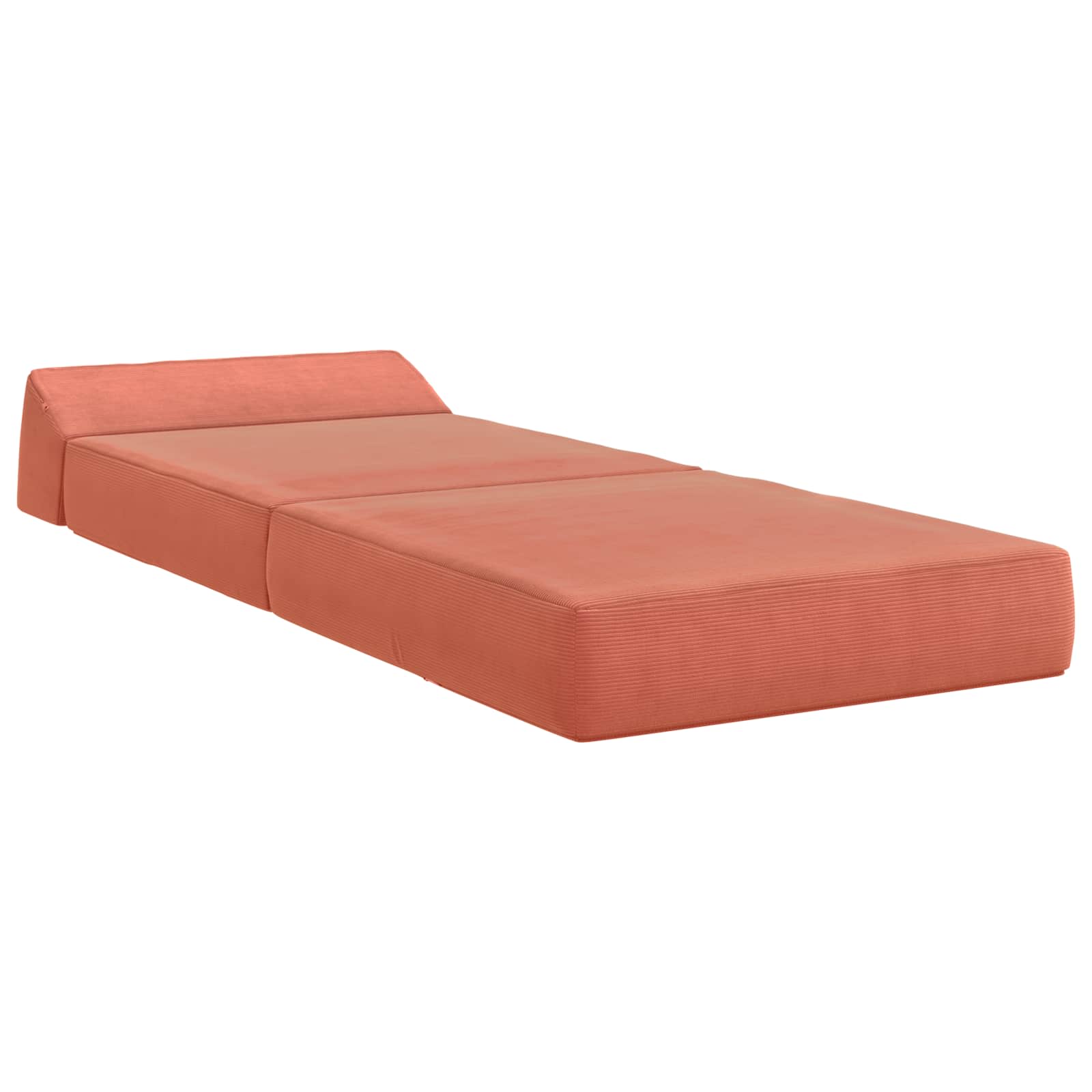 Vouwbare Bankbed Rood-oranje 60 x 70 x 41 cm Stof – afbeelding 3