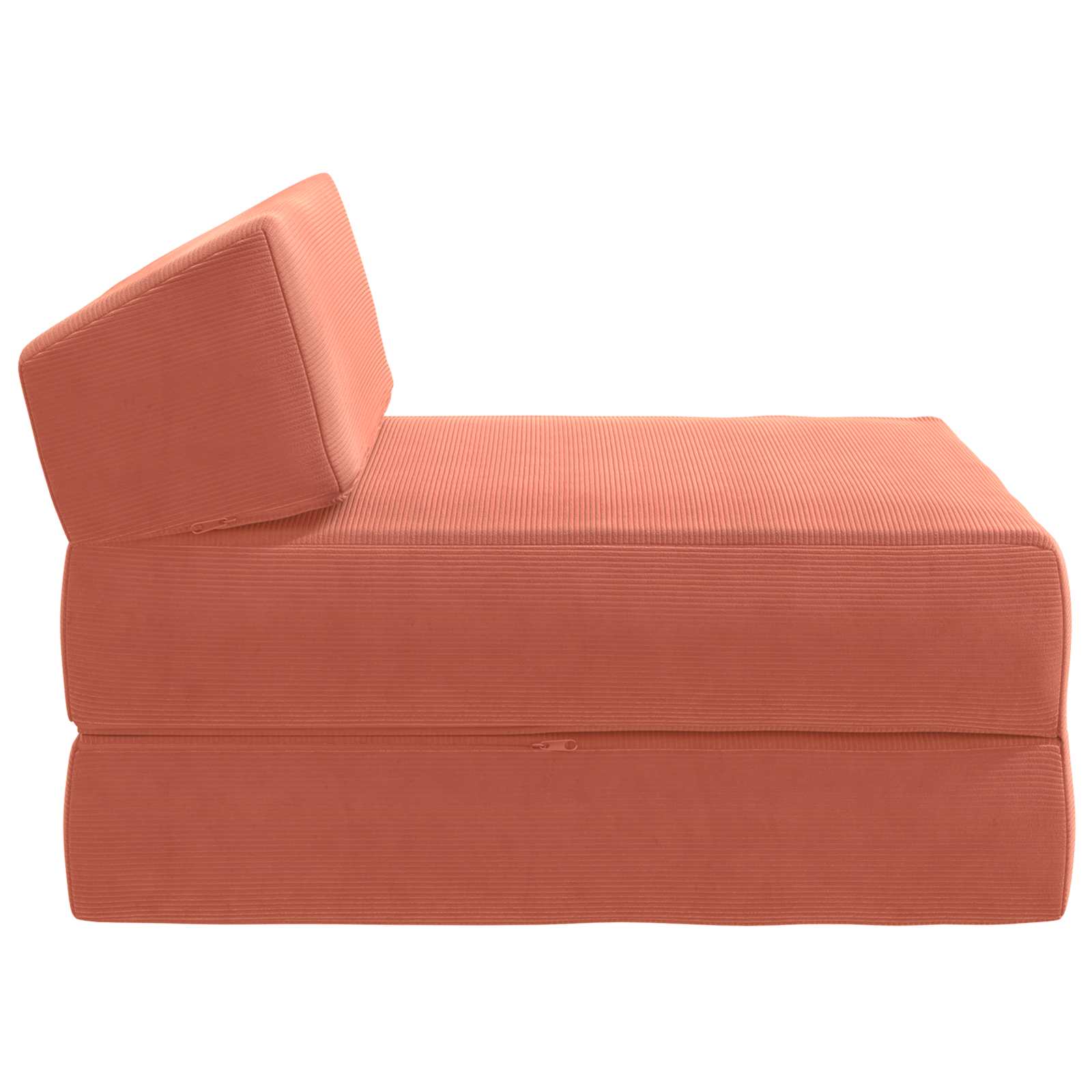 Vouwbare Bankbed Rood-oranje 60 x 70 x 41 cm Stof – afbeelding 4