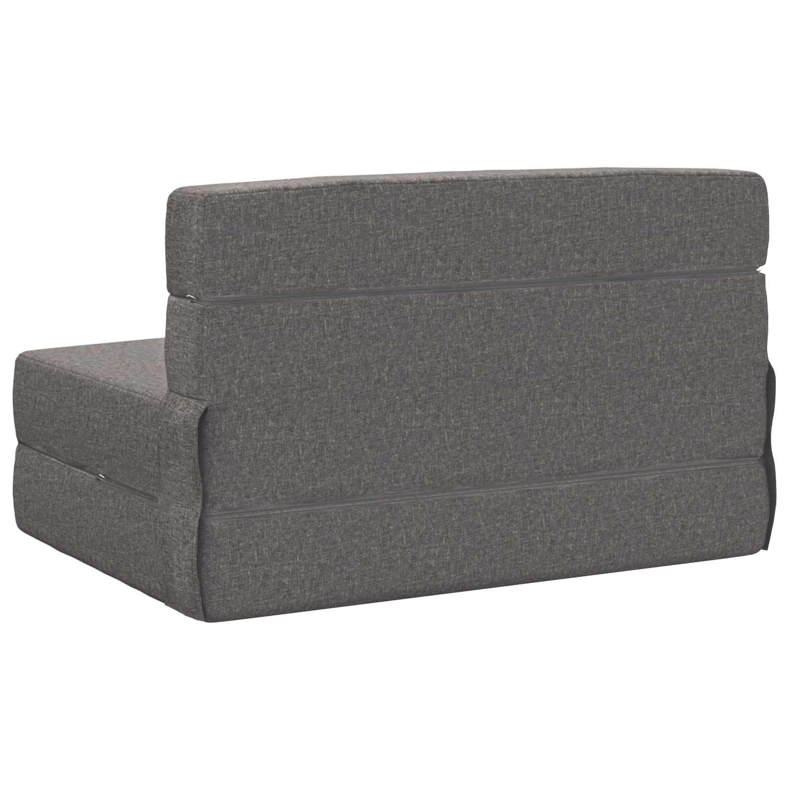 Vouwbare Bankbed Lichtgrijs 70 x 72 x 60 cm Stof – afbeelding 5