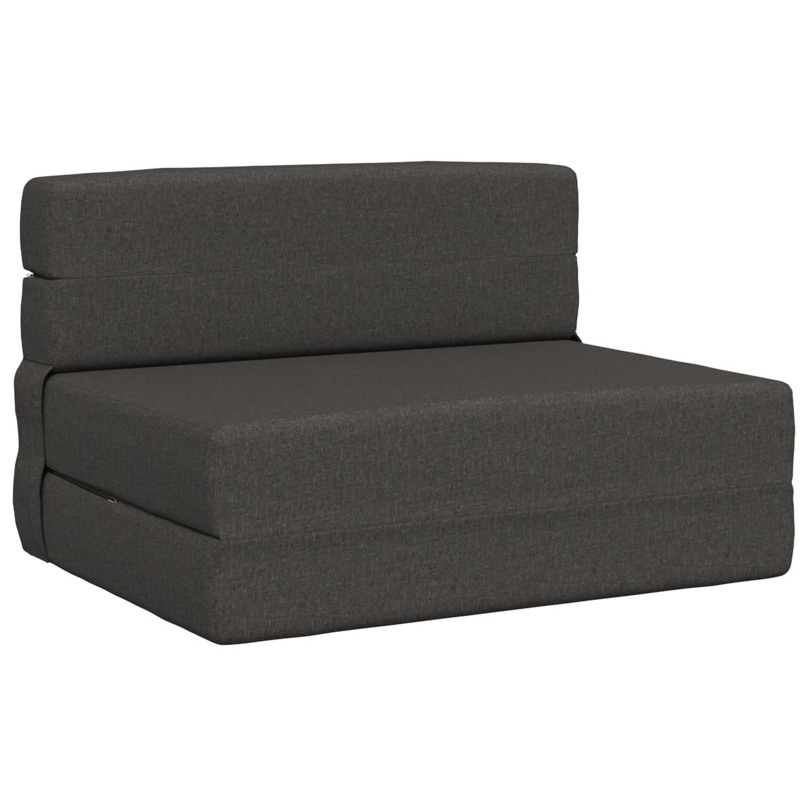 Vouwbare Bankbed Donkergrijs 70 x 72 x 60 cm Stof – afbeelding 2