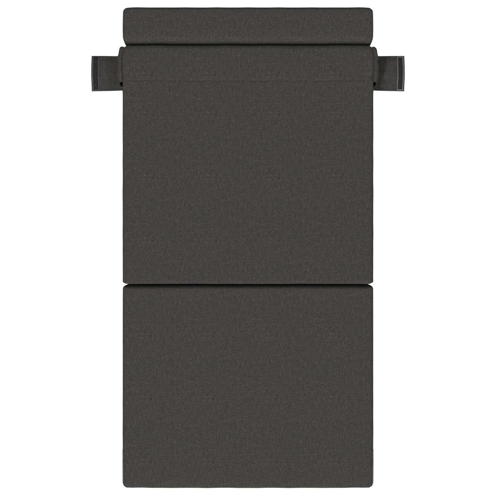 Vouwbare Bankbed Donkergrijs 70 x 72 x 60 cm Stof – afbeelding 3