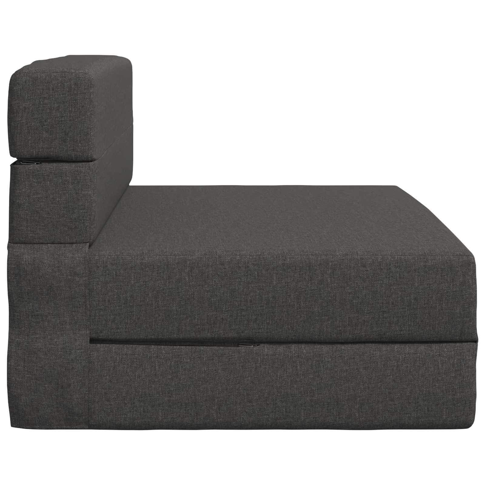 Vouwbare Bankbed Donkergrijs 70 x 72 x 60 cm Stof – afbeelding 4