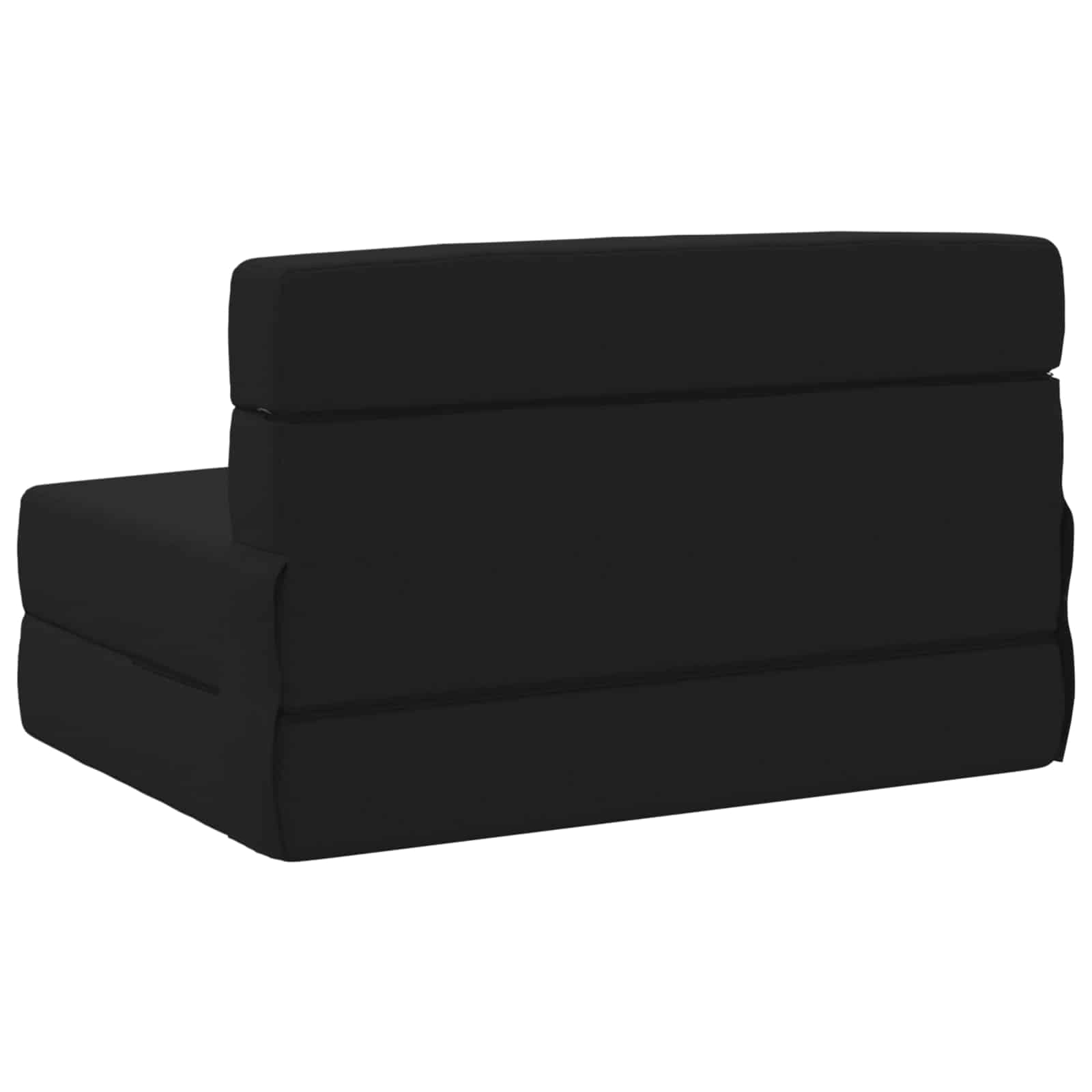 Vouwbare Bankbed Zwart 70 x 72 x 60 cm Stof – afbeelding 5