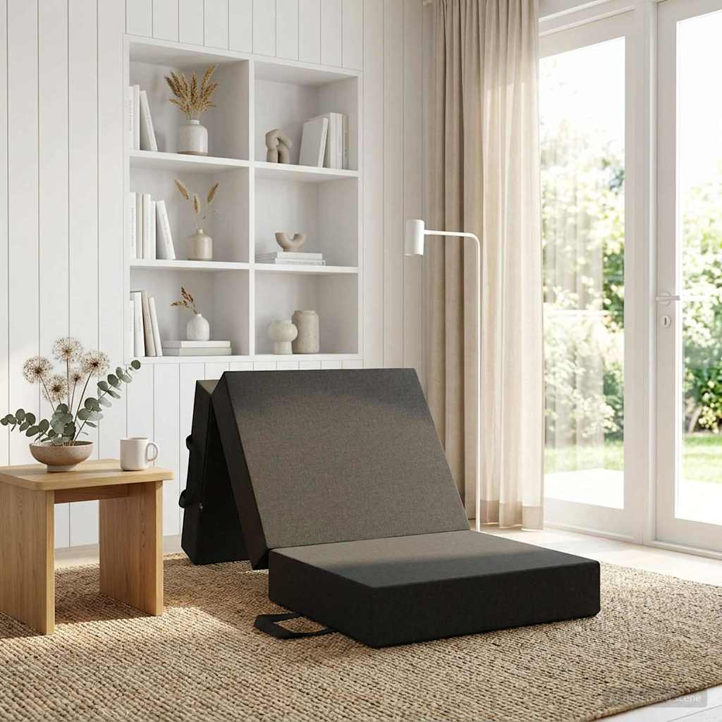 Vouwbare Bankbed 75 x 67 x 45 cm Donkergrijs