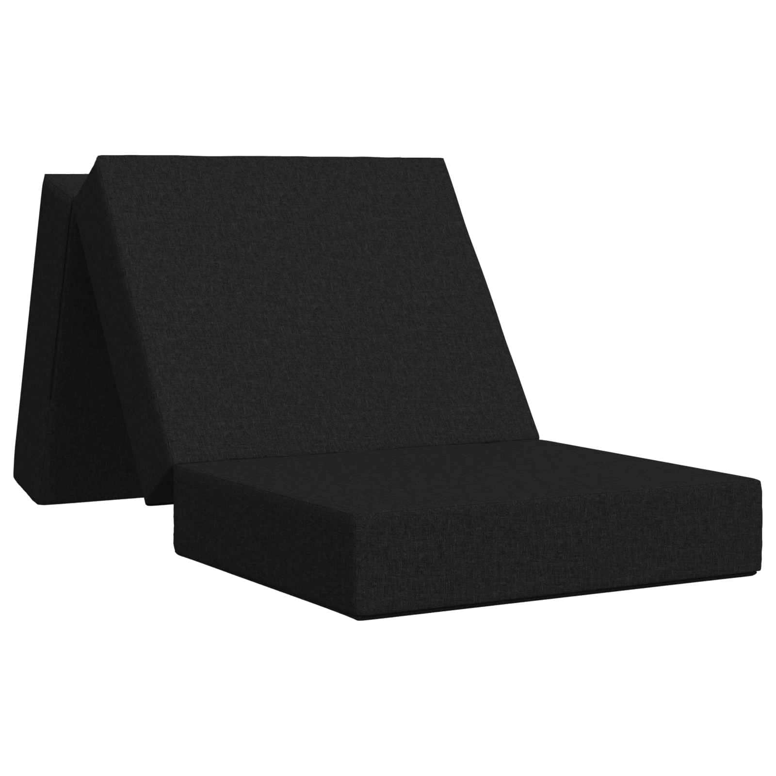 Vouwbare Bankbed 75 x 67 x 45 cm Zwart – afbeelding 2