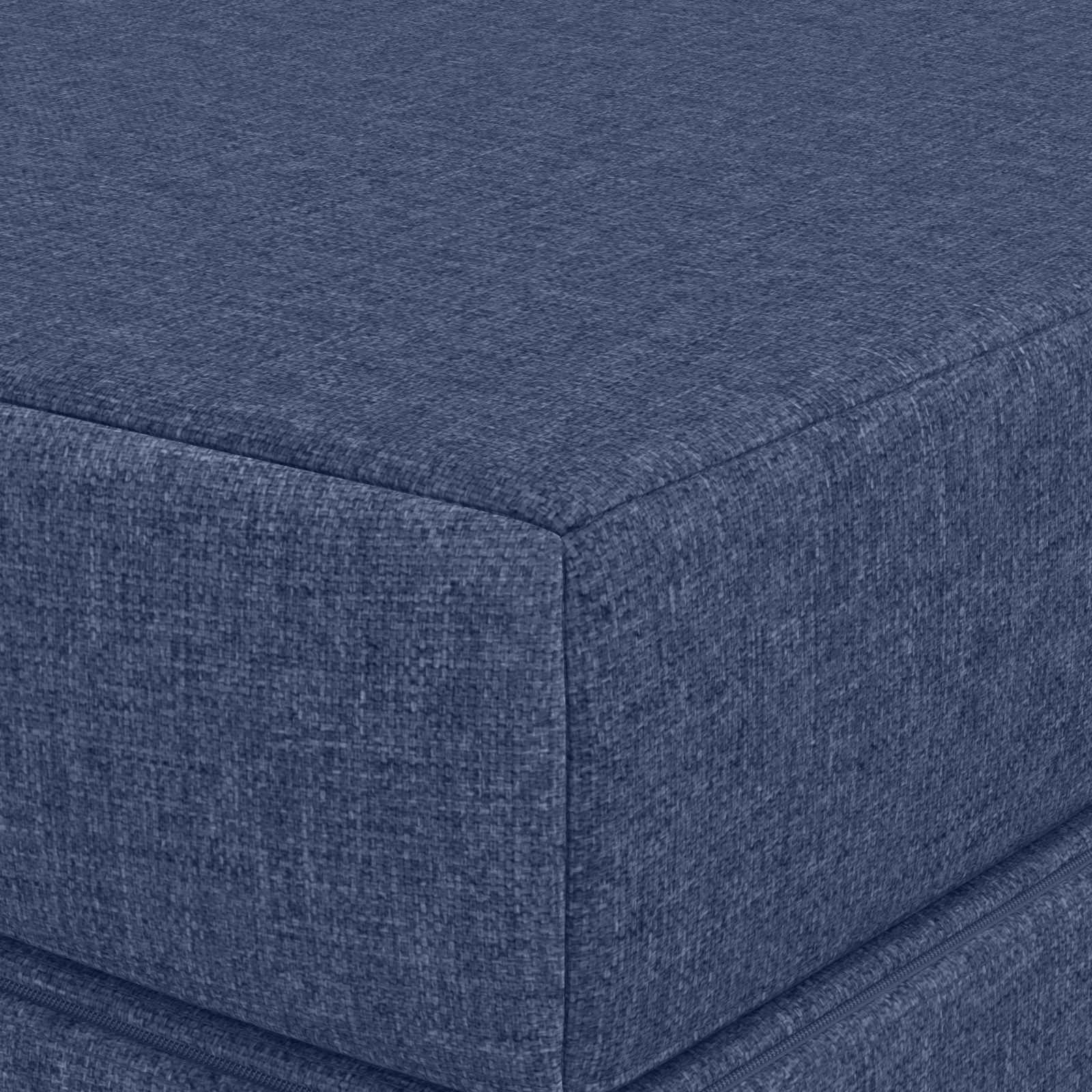 Vouwbare Bankbed 100 x 67 x 45 cm Blauw – afbeelding 6