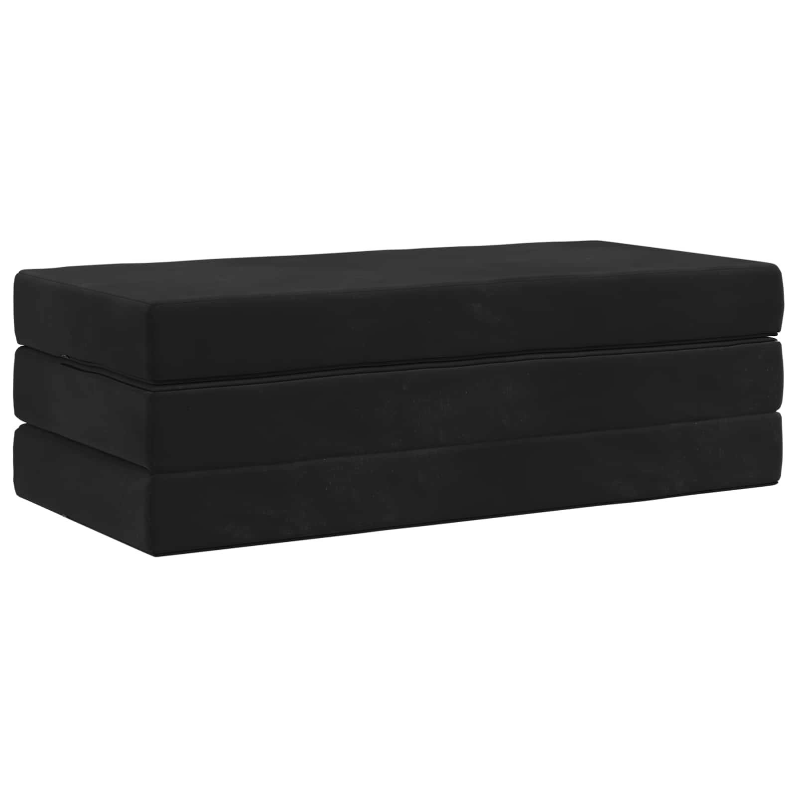 Vouwbare Bankbed 160 x 67 x 45 cm Zwart – afbeelding 3