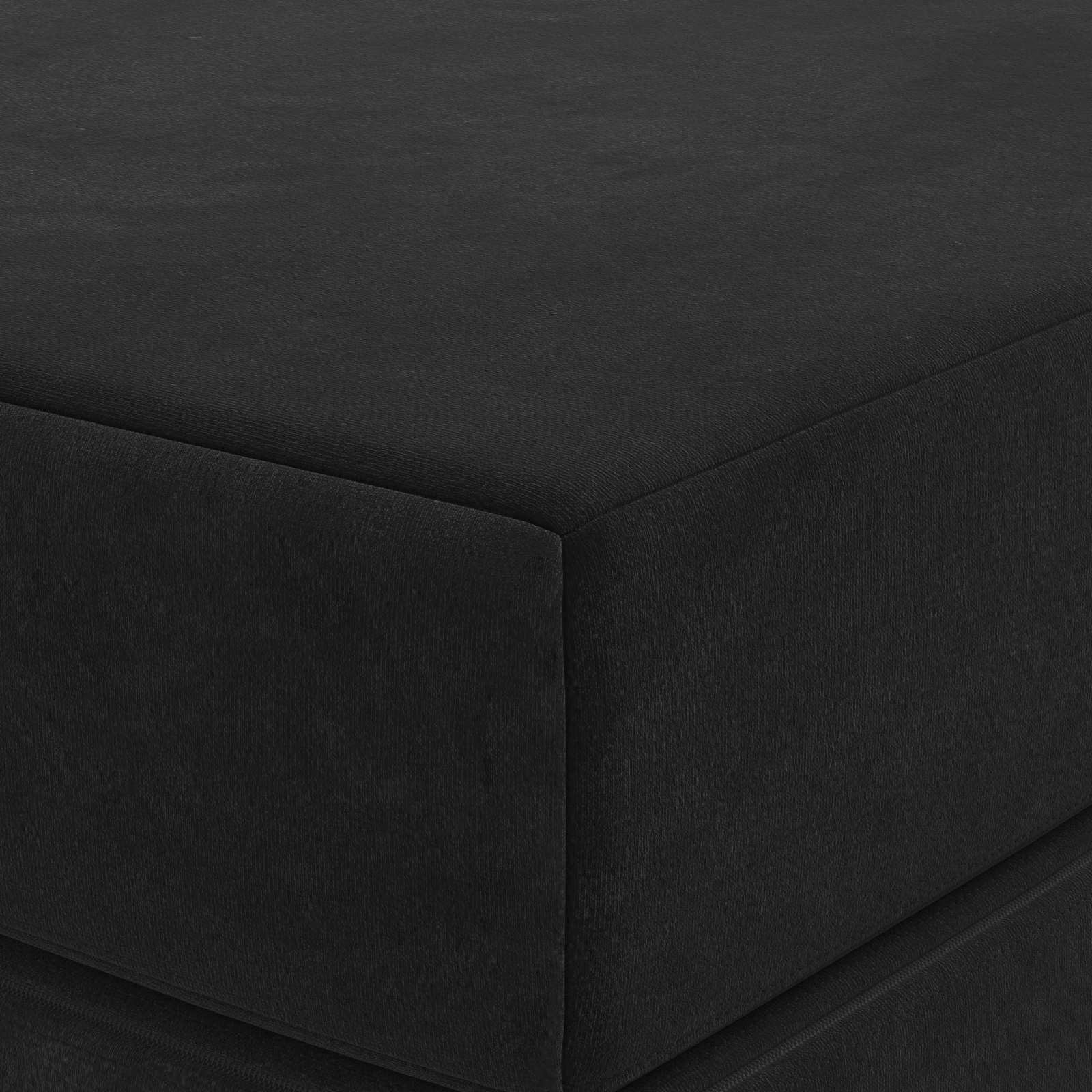 Vouwbare Bankbed 160 x 67 x 45 cm Zwart – afbeelding 6