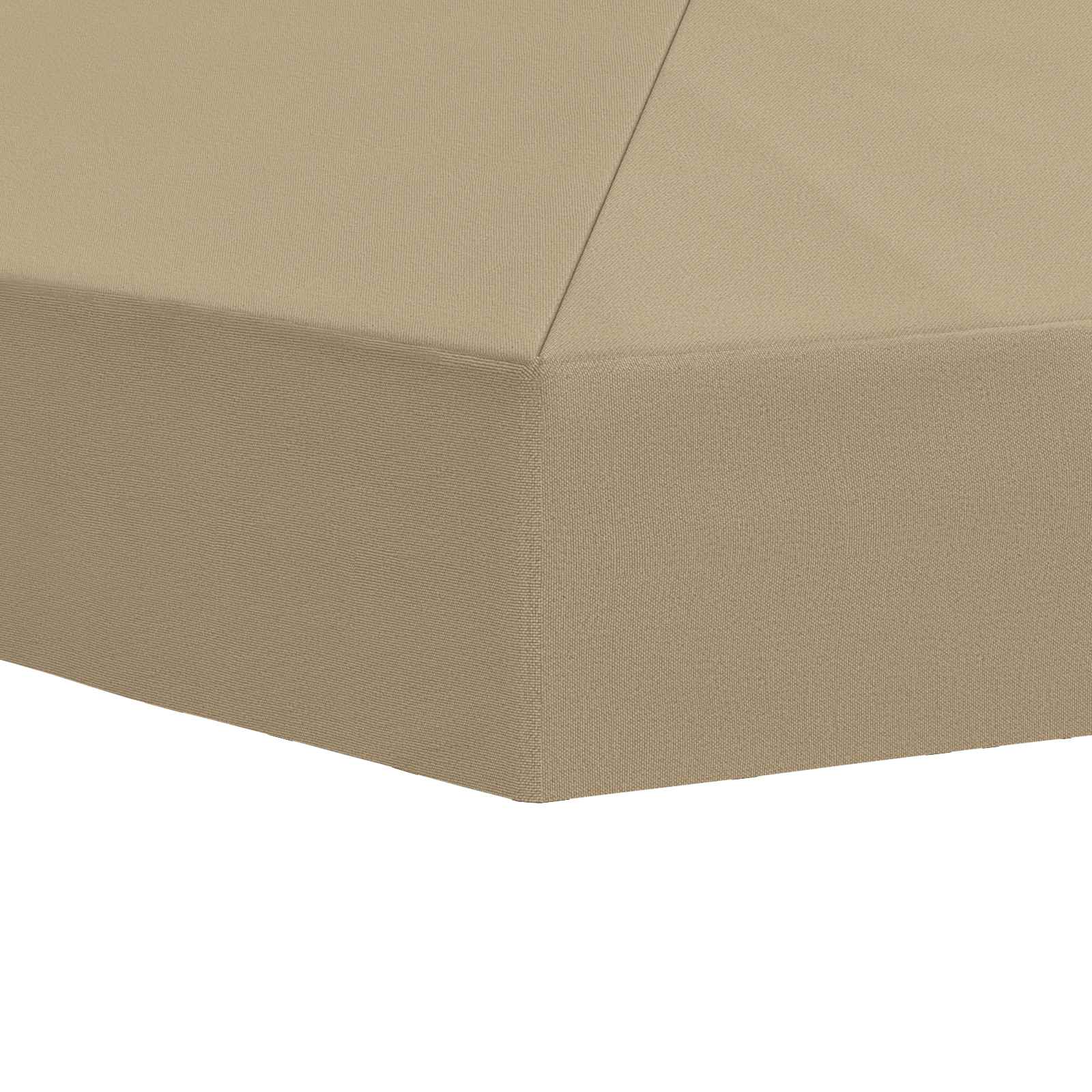Gazebo Luifel Dekking 6 x 3 m Beige Polyester 190 – afbeelding 5