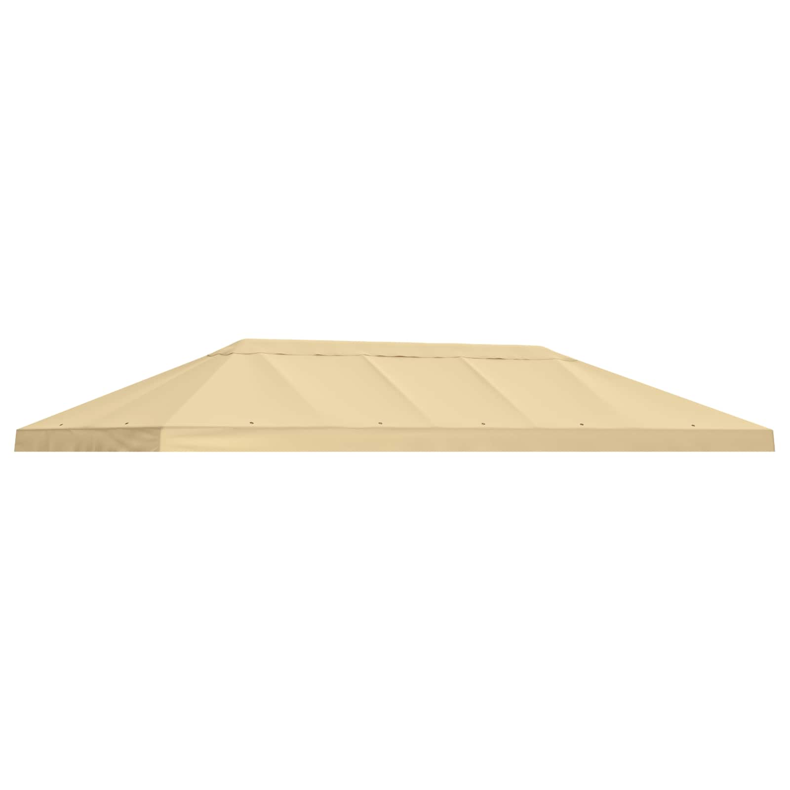 Gazebo Luifel Dekking 6 x 3 m Crèmekleurig Polyester 190 – afbeelding 2