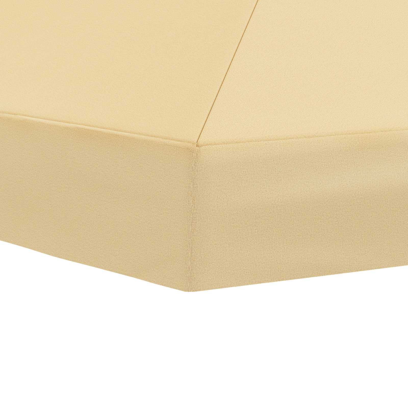 Gazebo Luifel Dekking 6 x 3 m Crèmekleurig Polyester 190 – afbeelding 5