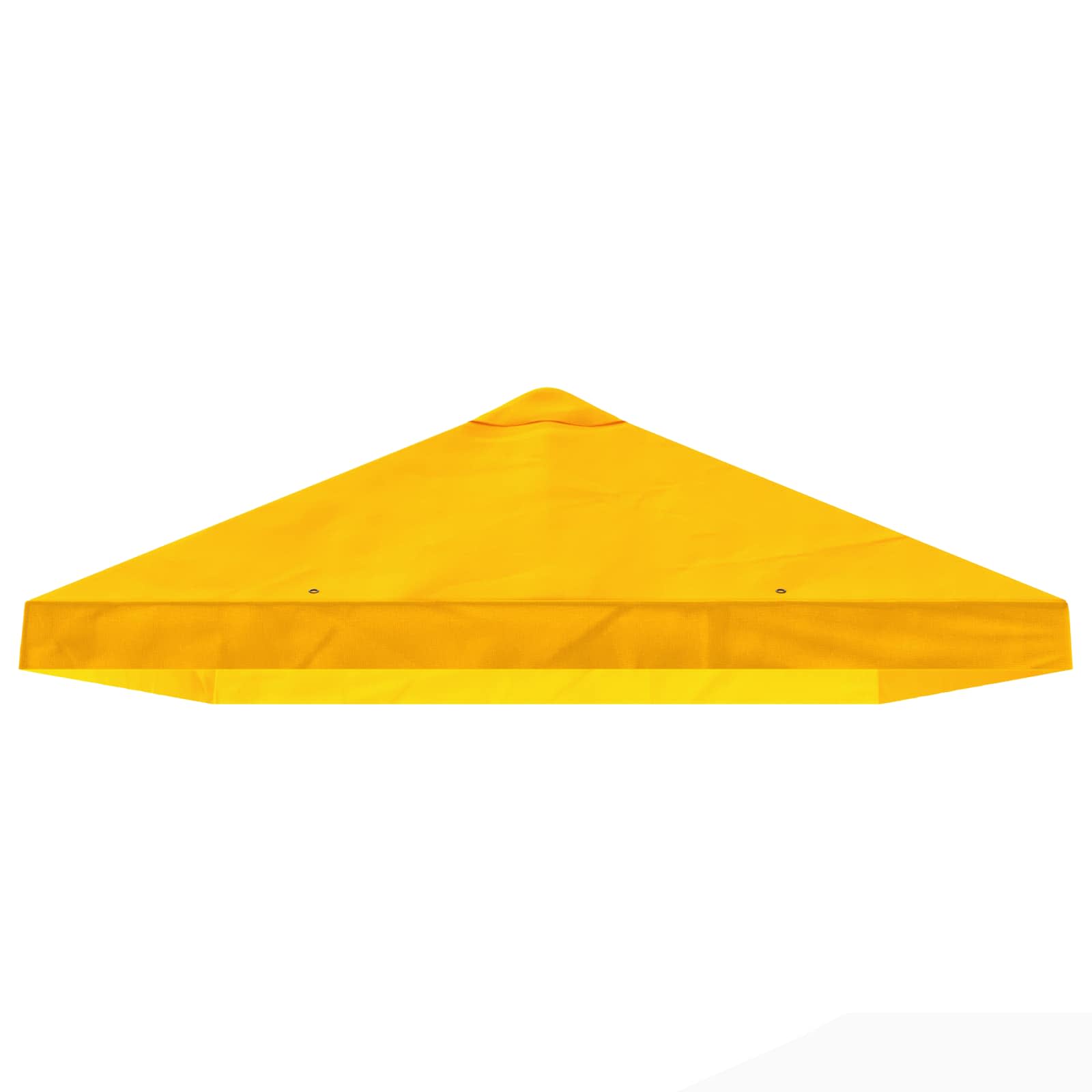 Gazebo Luifel Dekking 6 x 3 m Geel Polyester 190 – afbeelding 4