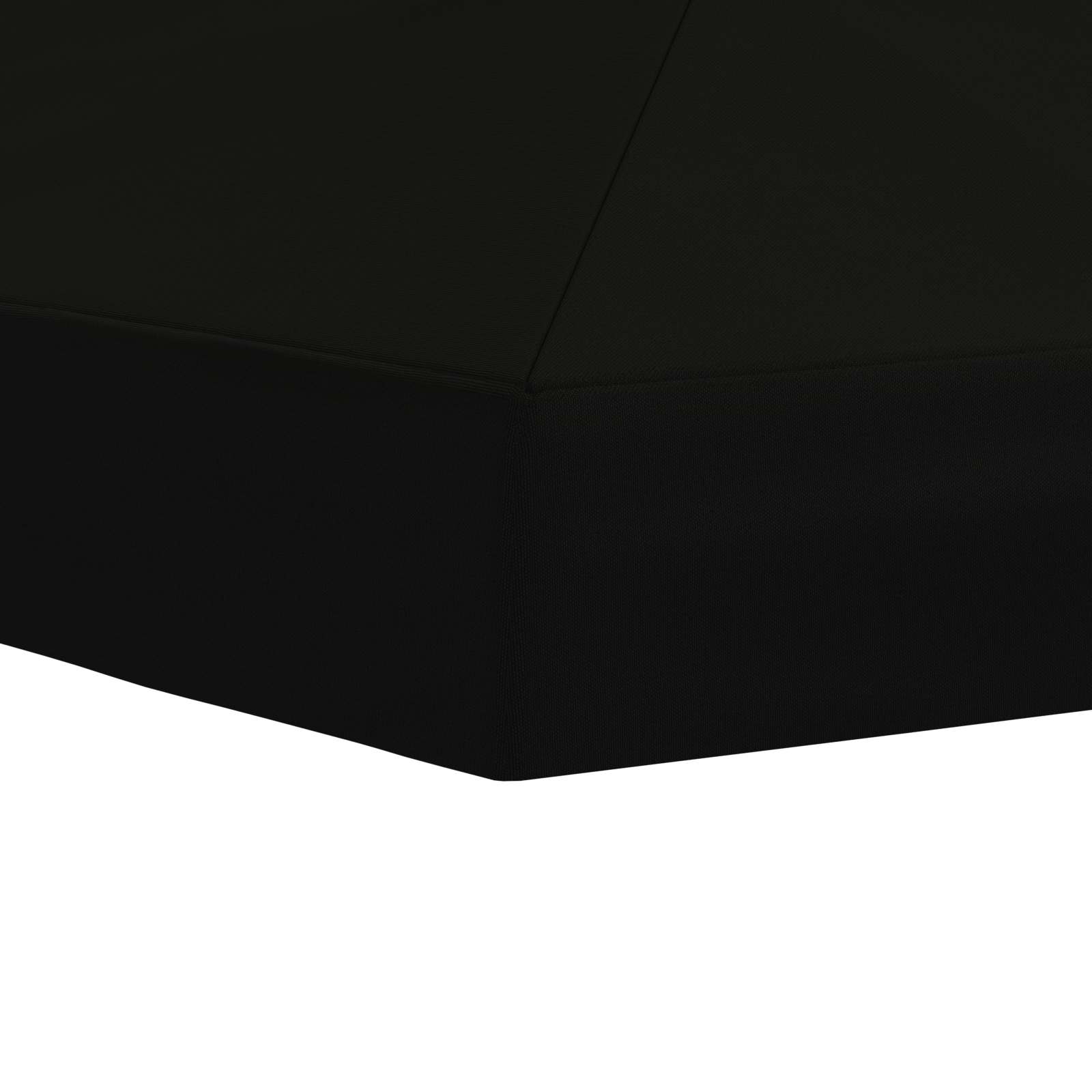 Gazebo Luifel Dekking 6 x 3 m Zwart Polyester 190 – afbeelding 5
