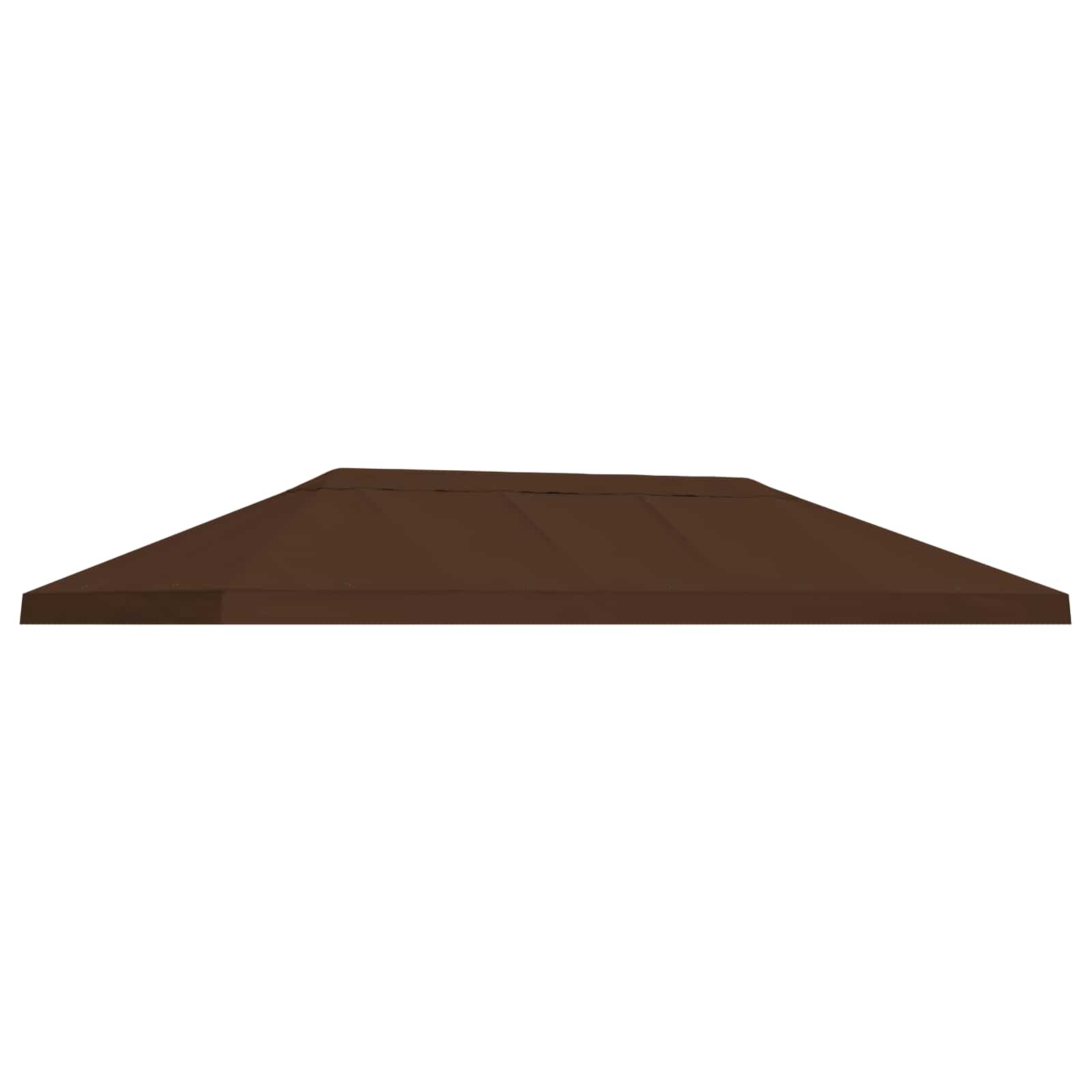 Gazebo Luifel Dekking 6 x 3 m Bruin Polyester 190 – afbeelding 2