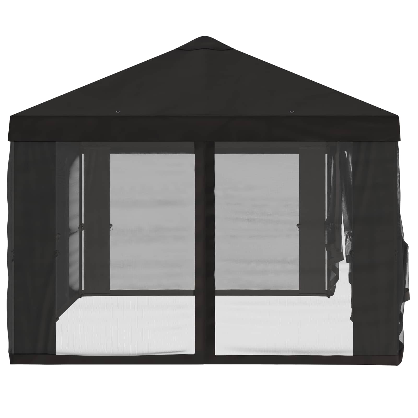 Gazebo Hoes met Zijwanden 6 x 3 m Antracietkleurig Polyester – afbeelding 6