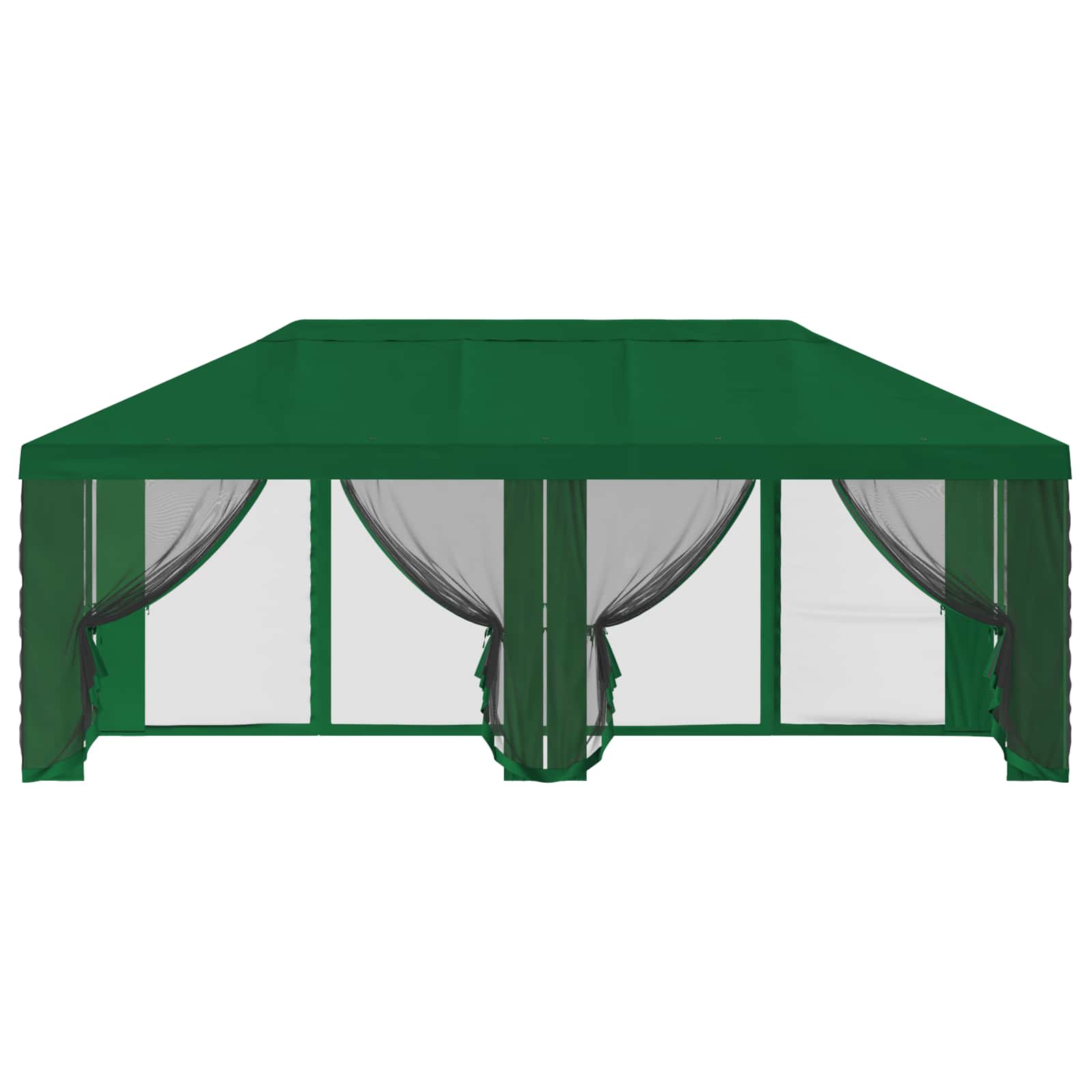 Gazebo Hoes met Zijwanden 6 x 3 m Groen Polyester 190 – afbeelding 5