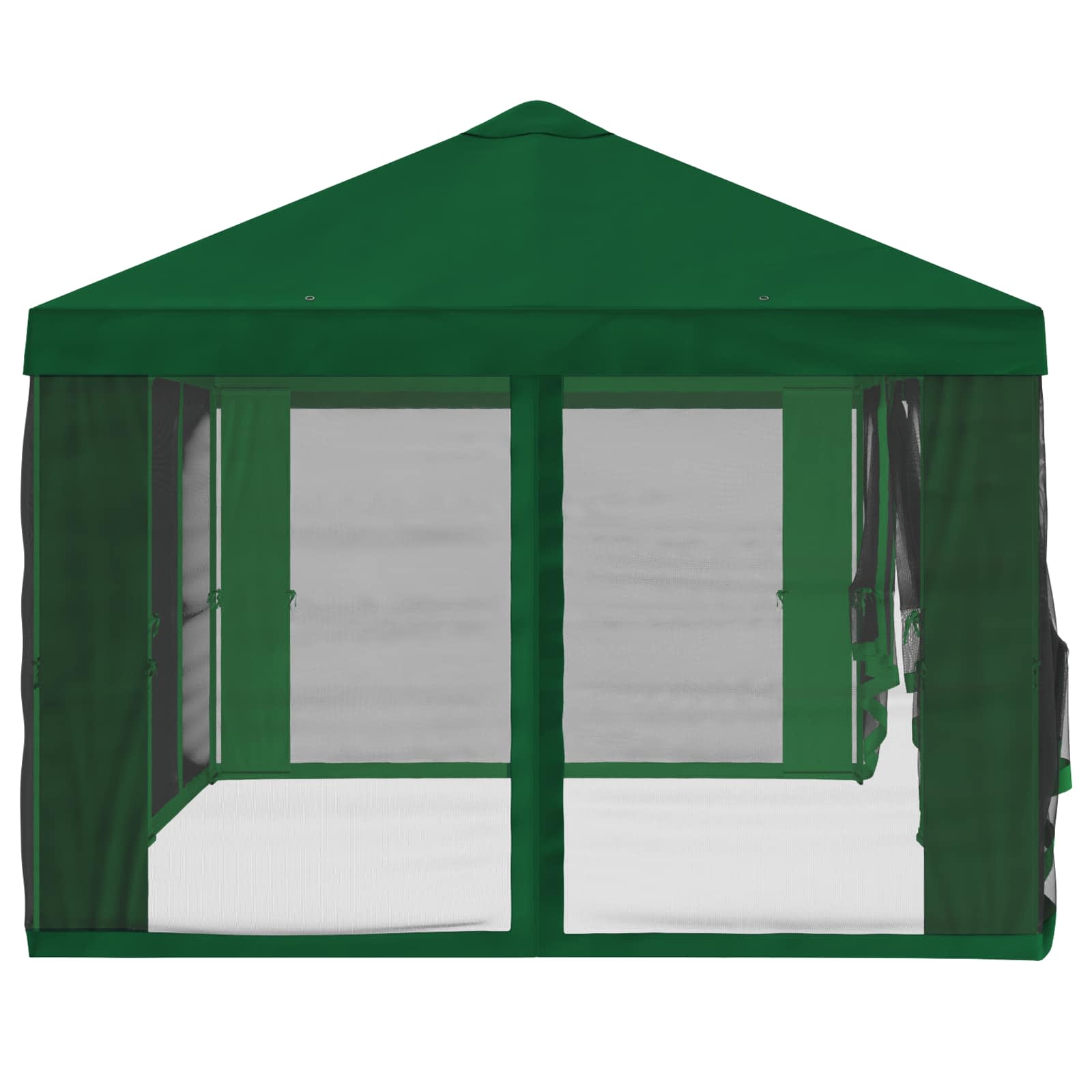 Gazebo Hoes met Zijwanden 6 x 3 m Groen Polyester 190 – afbeelding 6