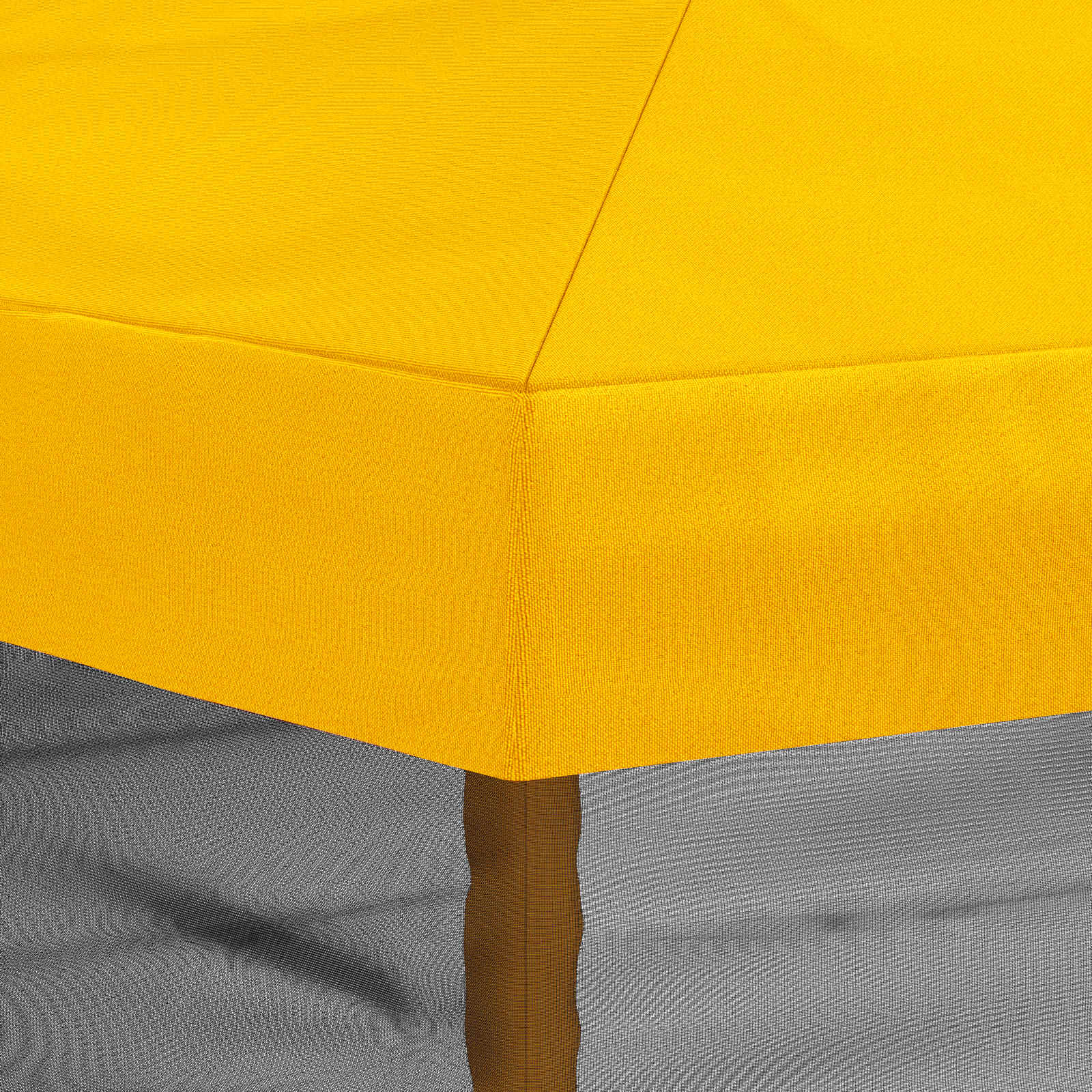 Gazebo Hoes met Zijwanden 6 x 3 m Geel Polyester 190 – afbeelding 8