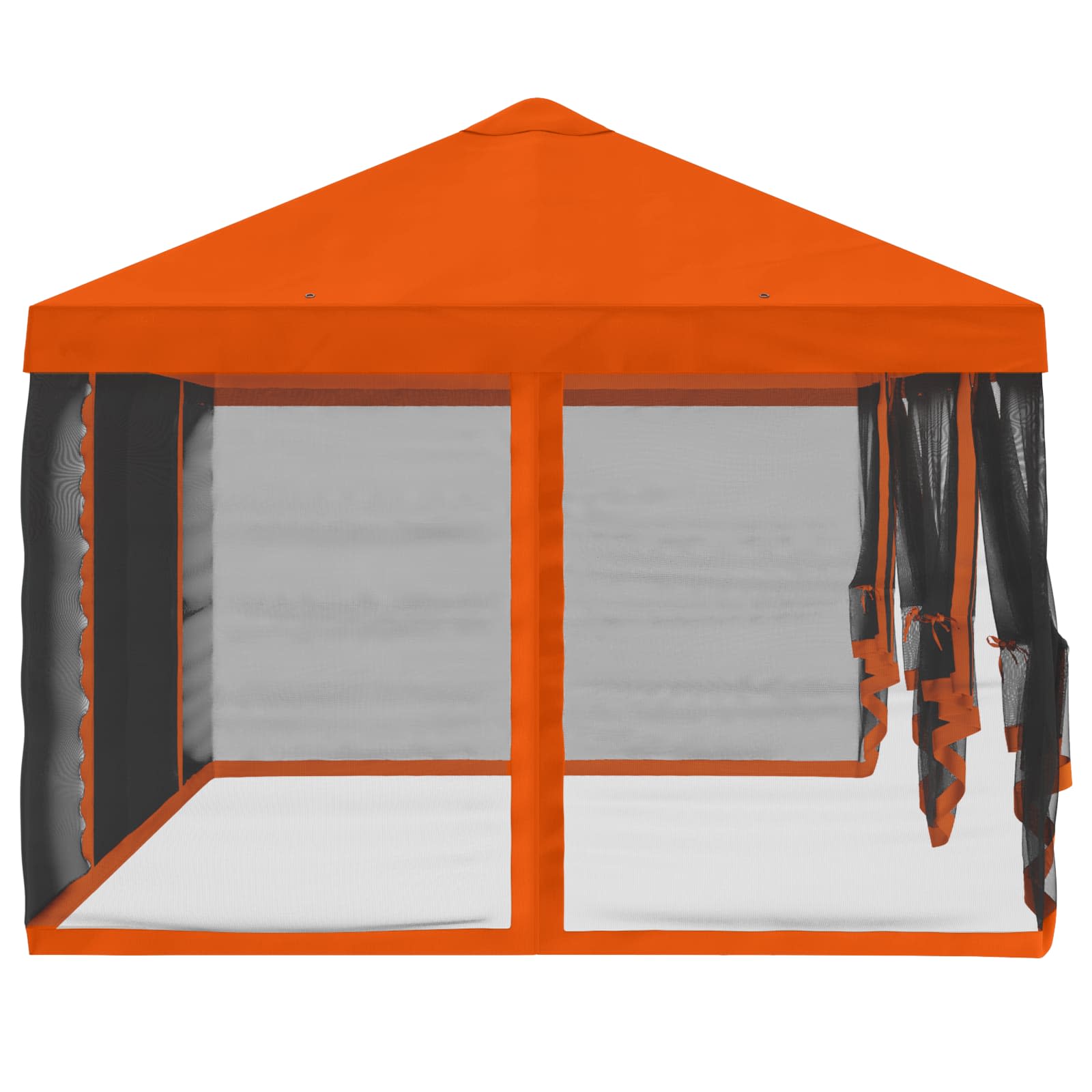 Gazebo Hoes met Zijwanden 6 x 3 m Oranje Polyester 190 – afbeelding 6