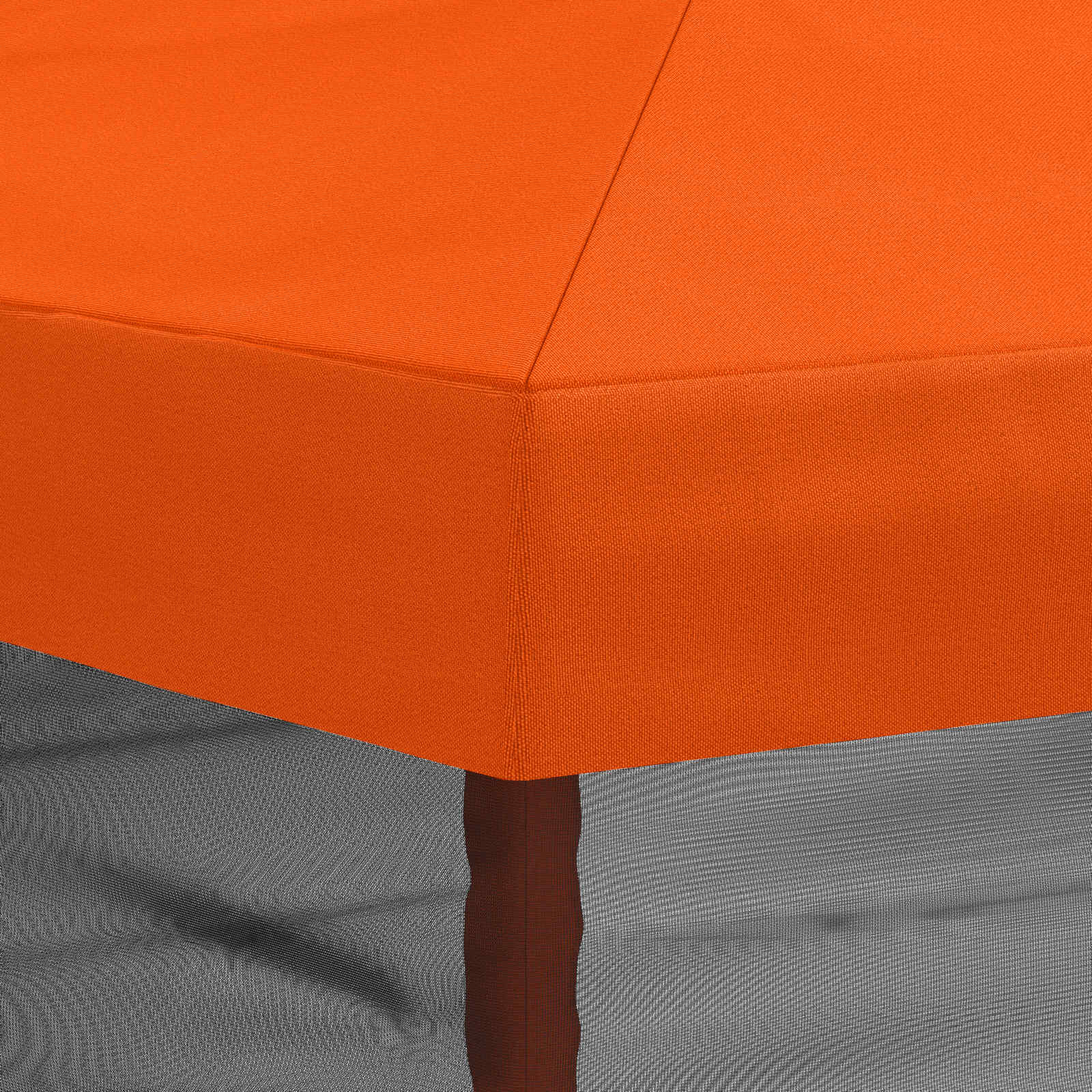 Gazebo Hoes met Zijwanden 6 x 3 m Oranje Polyester 190 – afbeelding 7
