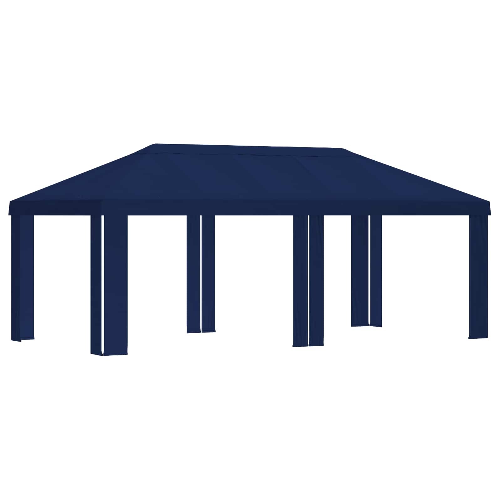 Paviljoenhoes 6 x 3 m Blauw Polyester 190 gsm – afbeelding 2