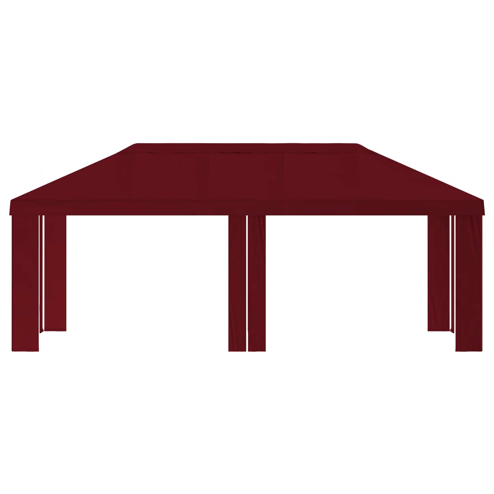Paviljoenhoes 6 x 3 m Bordeauxrood Polyester 190 gsm – afbeelding 3