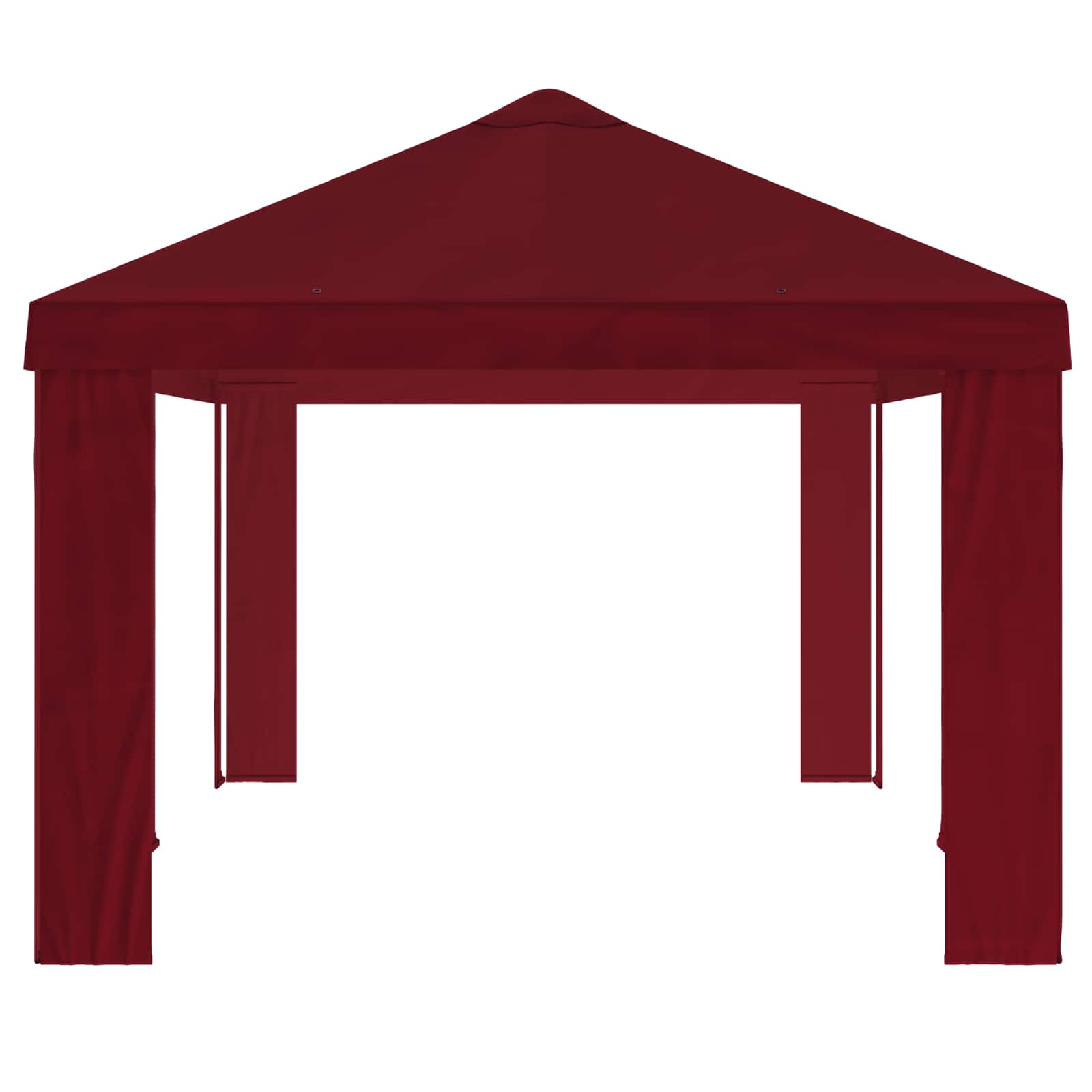 Paviljoenhoes 6 x 3 m Bordeauxrood Polyester 190 gsm – afbeelding 4
