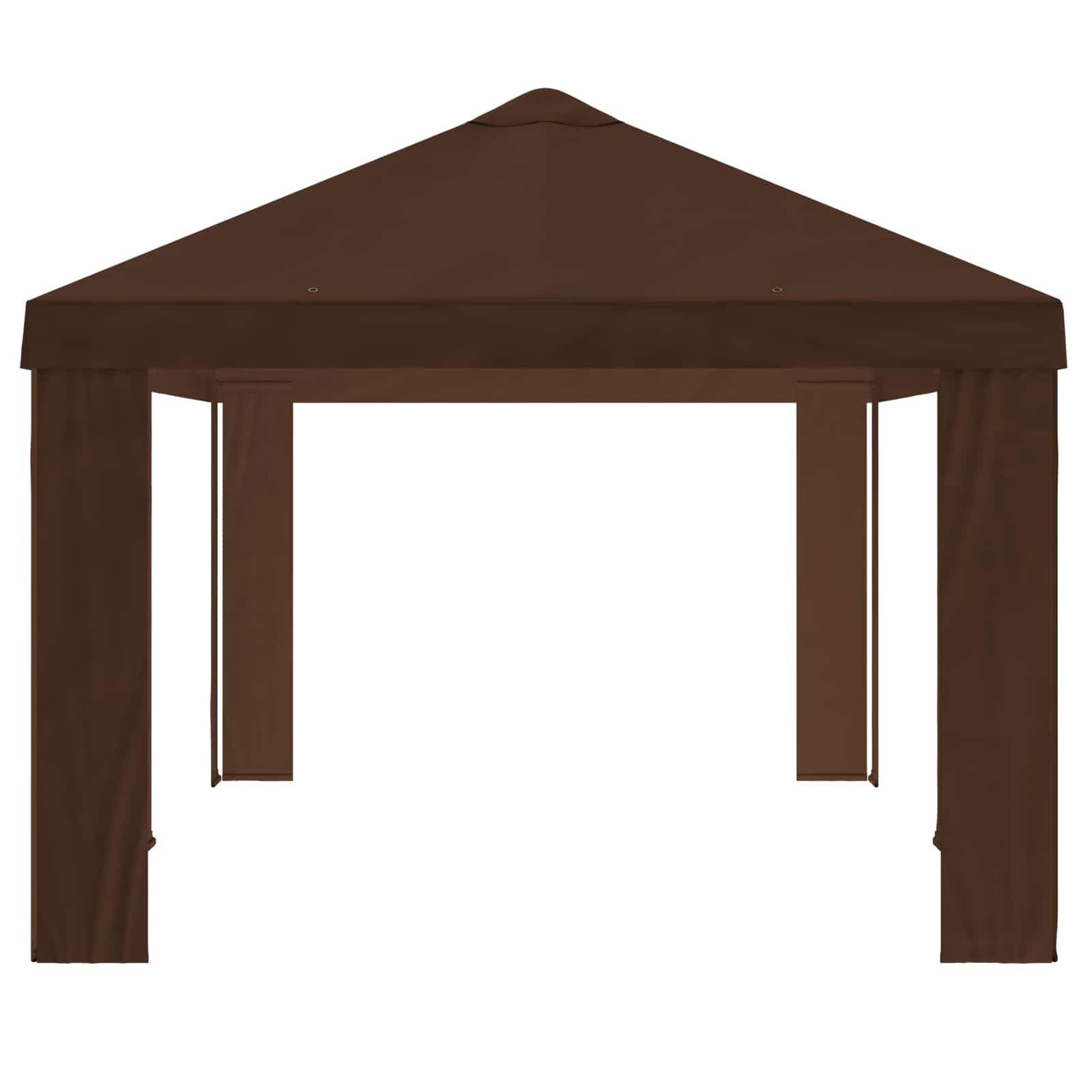 Paviljoenhoes 6 x 3 m Bruin Polyester 190 gsm – afbeelding 4