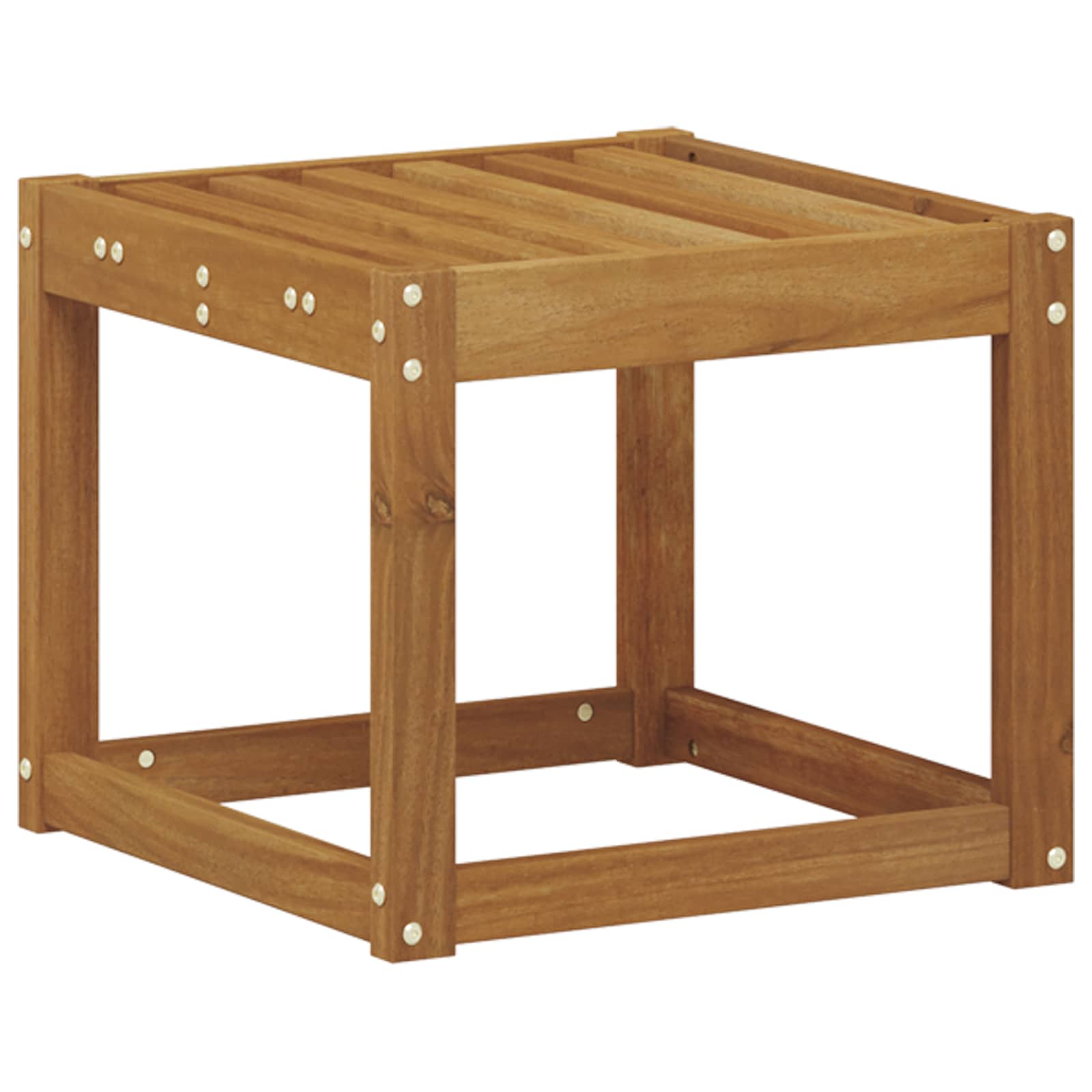 Stoelbank Naturel 43 x 43 x 37 cm Massief Acaciahout – afbeelding 6