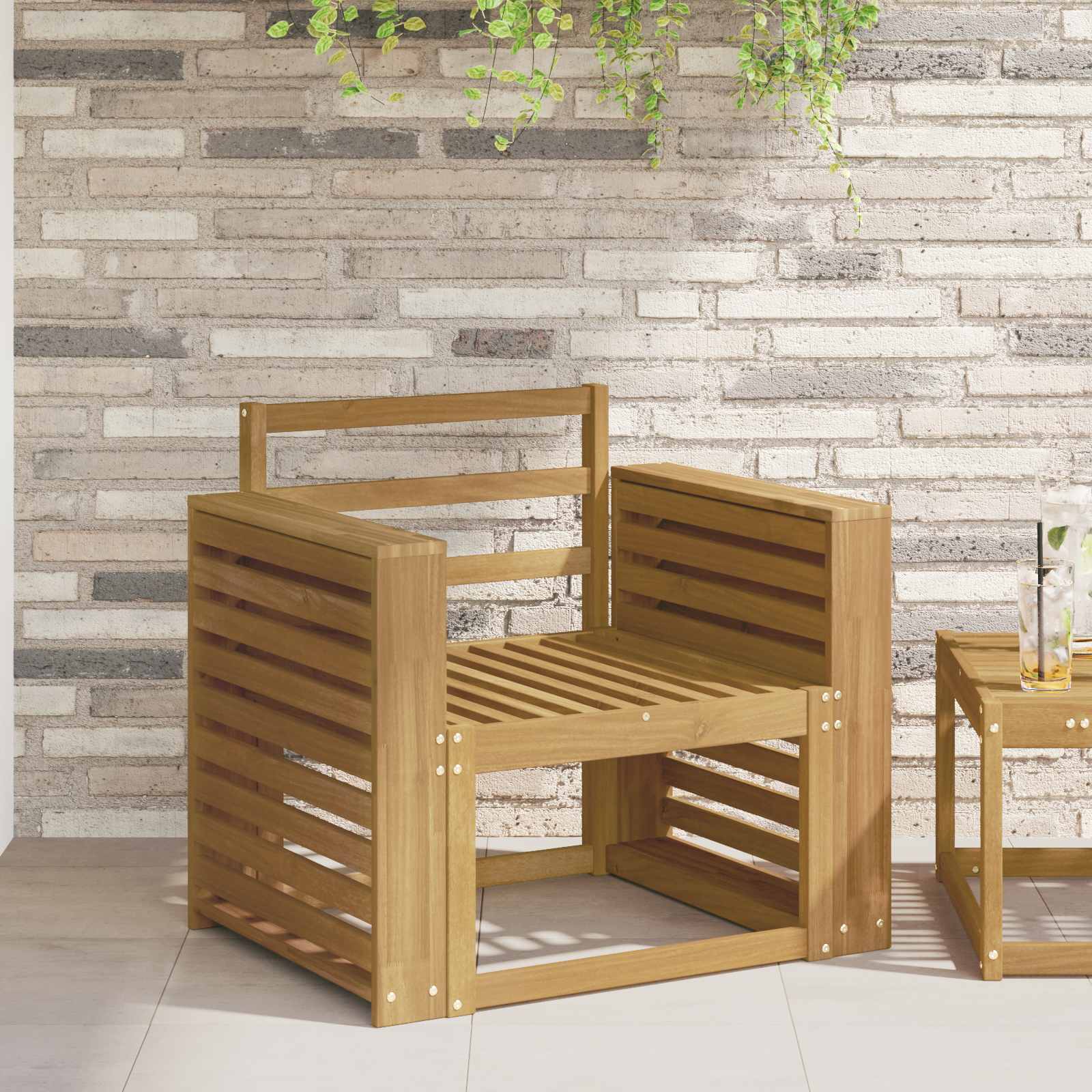 Armleuningen Module 2 pcs Wit 58,5 x 10 x 61 cm
