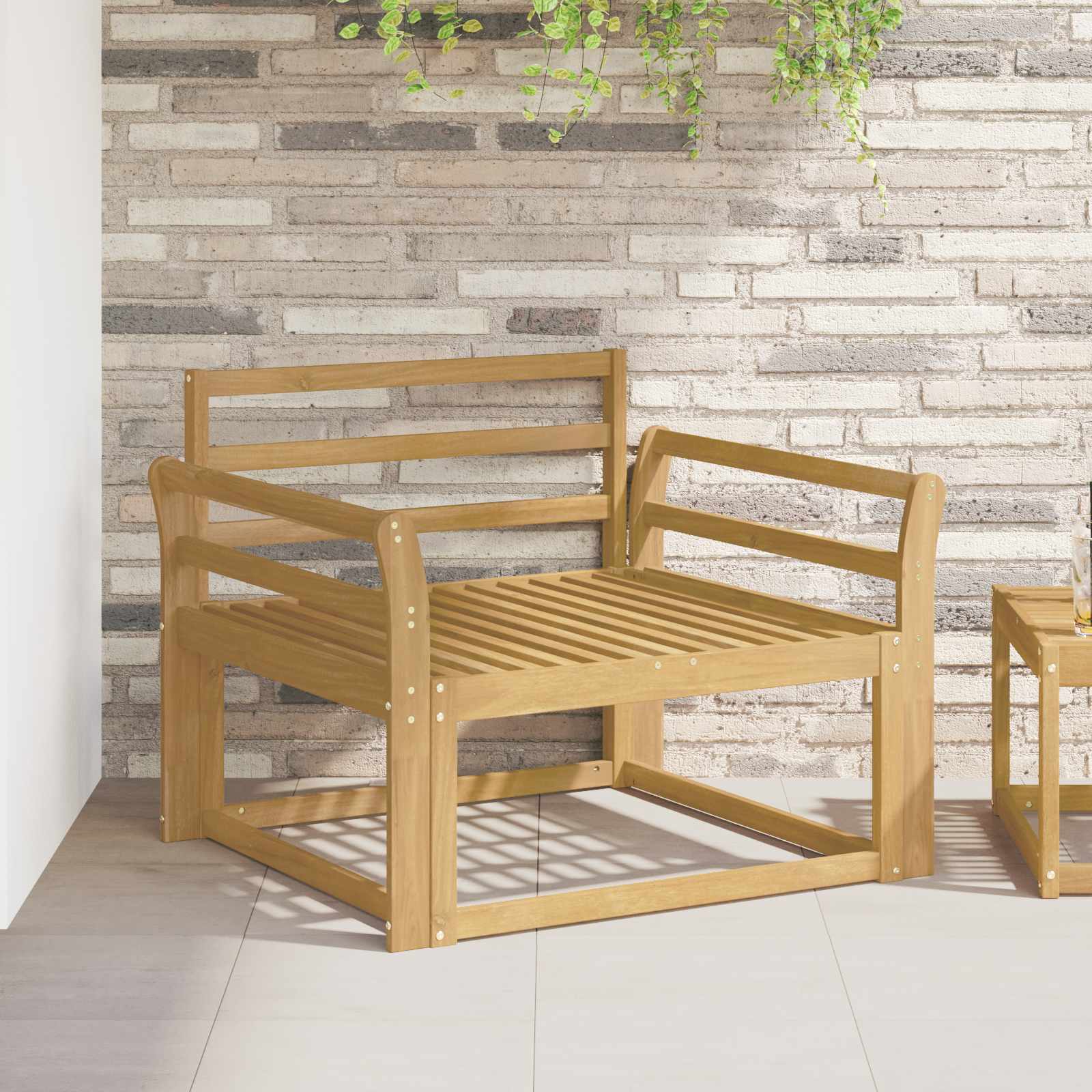 Armleuningen Module 2 pcs Wit 78,5 x 8,5 x 60 cm