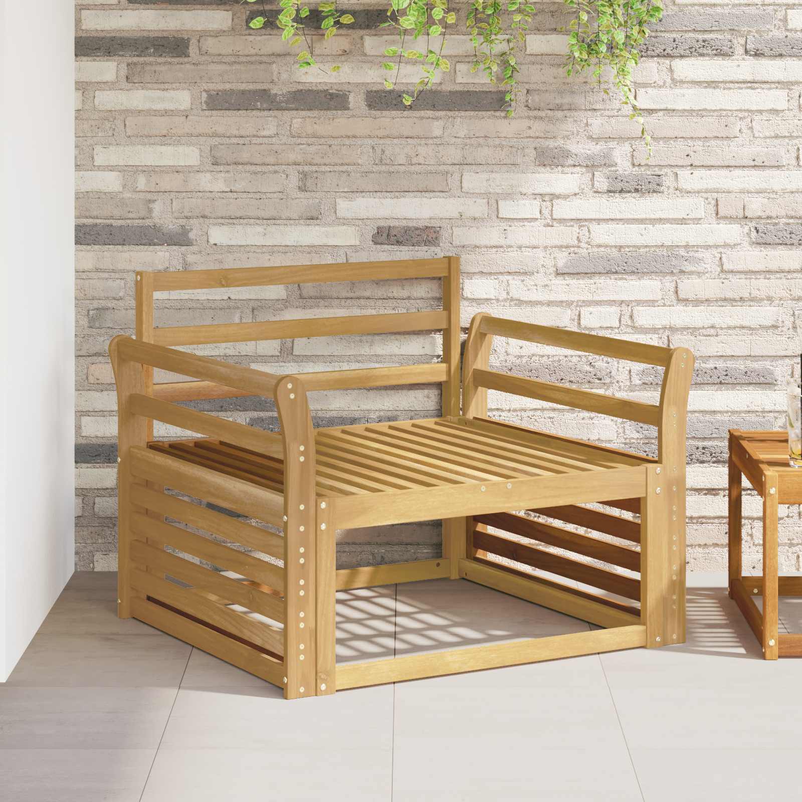 Armleuningen Module 2 pcs Wit 78,5 x 8,5 x 60 cm