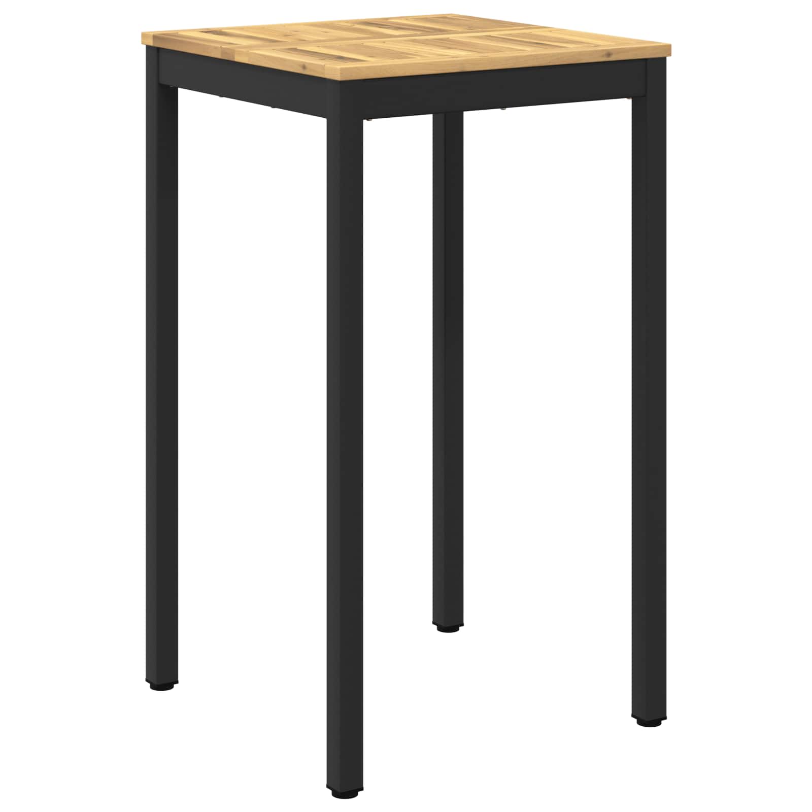 Tuinbar Tafel Wit en zwart 60 x 60,5 x 105 cm