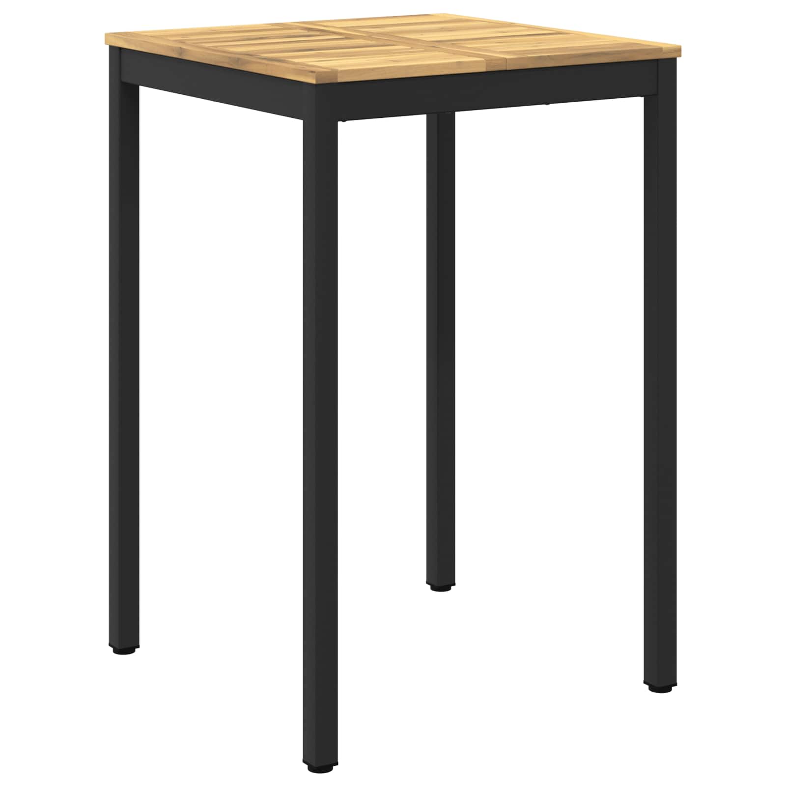 Tuinbar Tafel Wit en zwart 70 x 68,5 x 105 cm – afbeelding 1