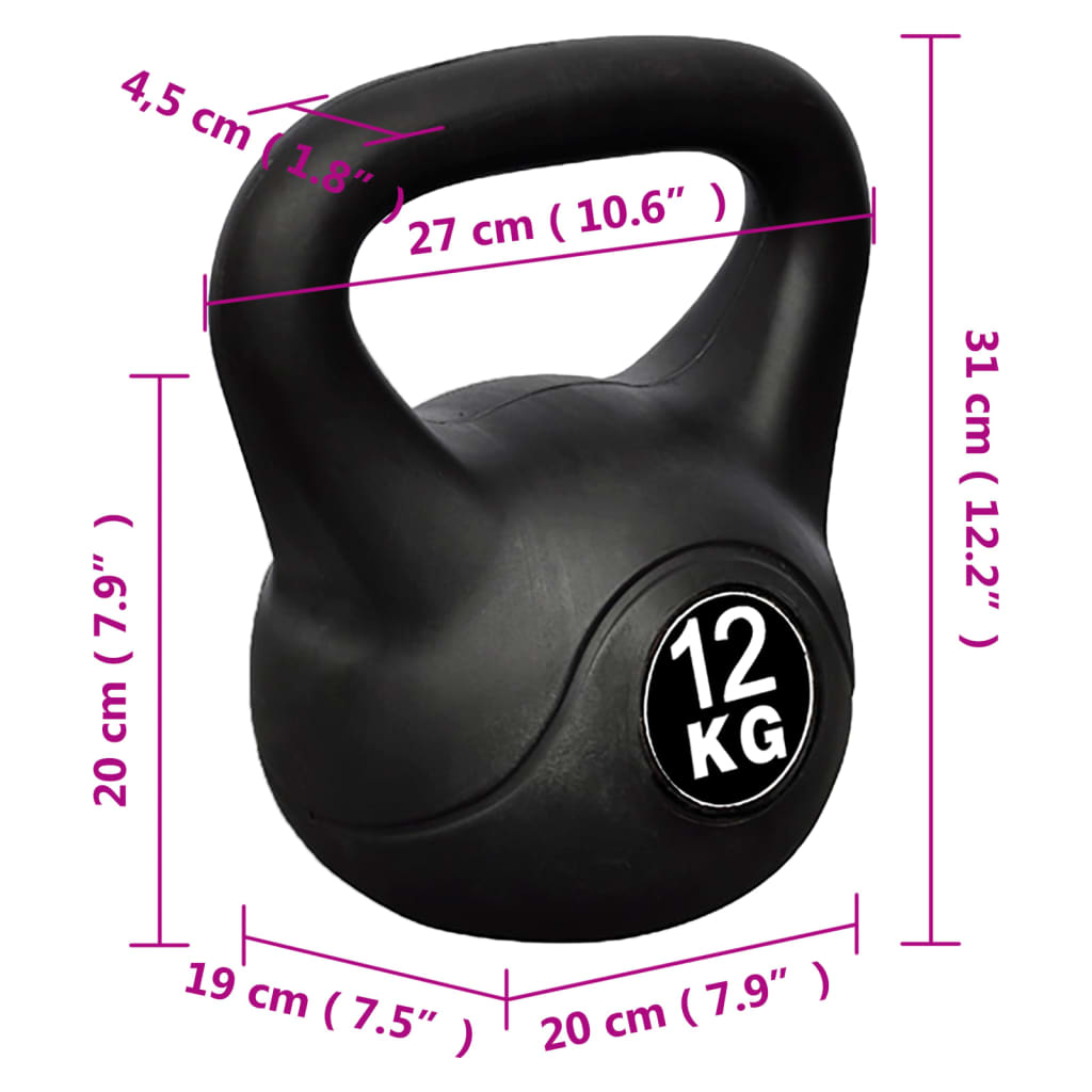 Kettlebell 12 kg – afbeelding 4