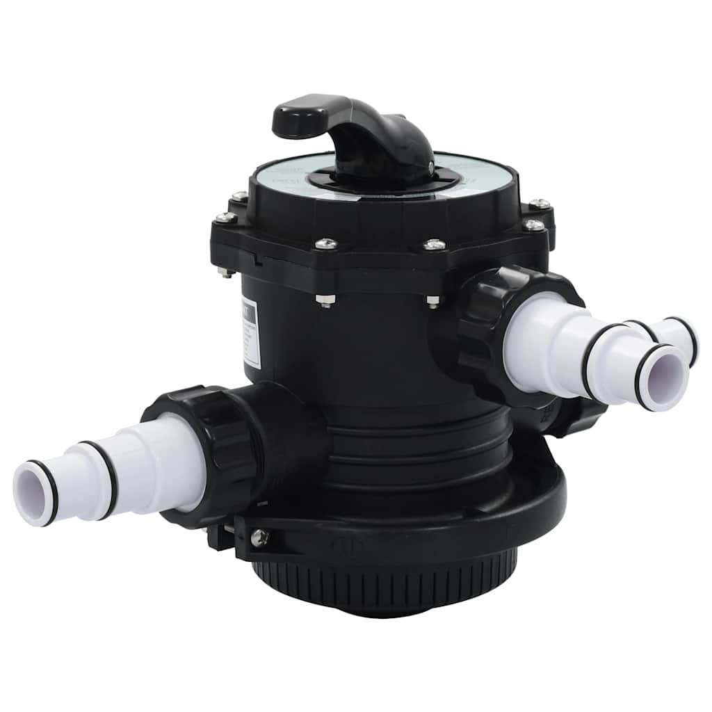 Multipoortventiel voor zandfilter 6-weg 1,5" ABS – afbeelding 1