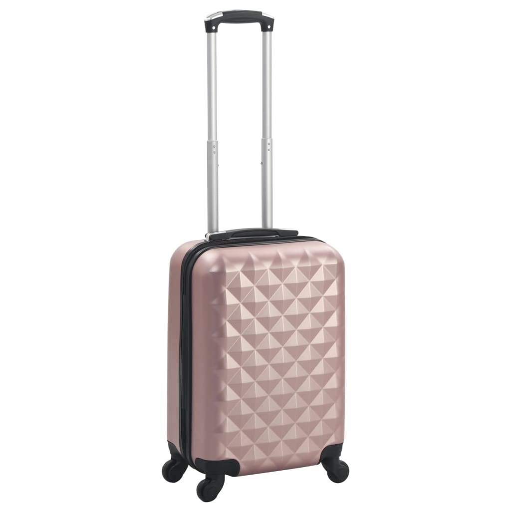 Harde koffer ABS roségoud – afbeelding 1