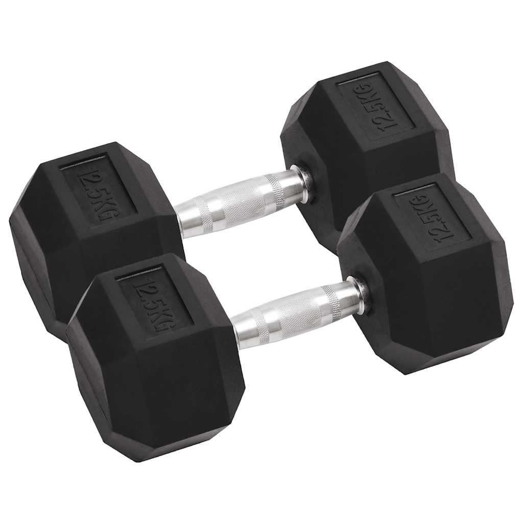 Halters 2 st 25 kg totaal gietijzer