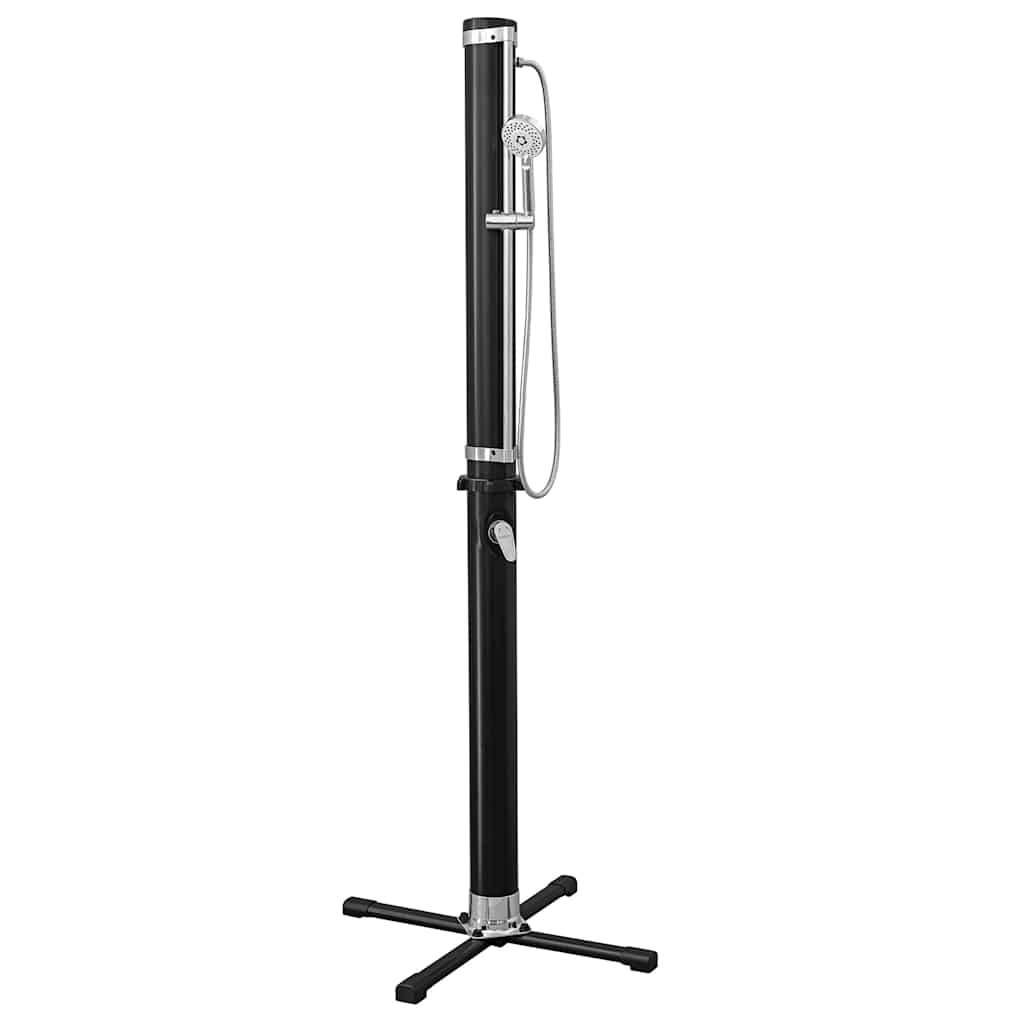 Buitendouche Solar Flow 20 L zwart