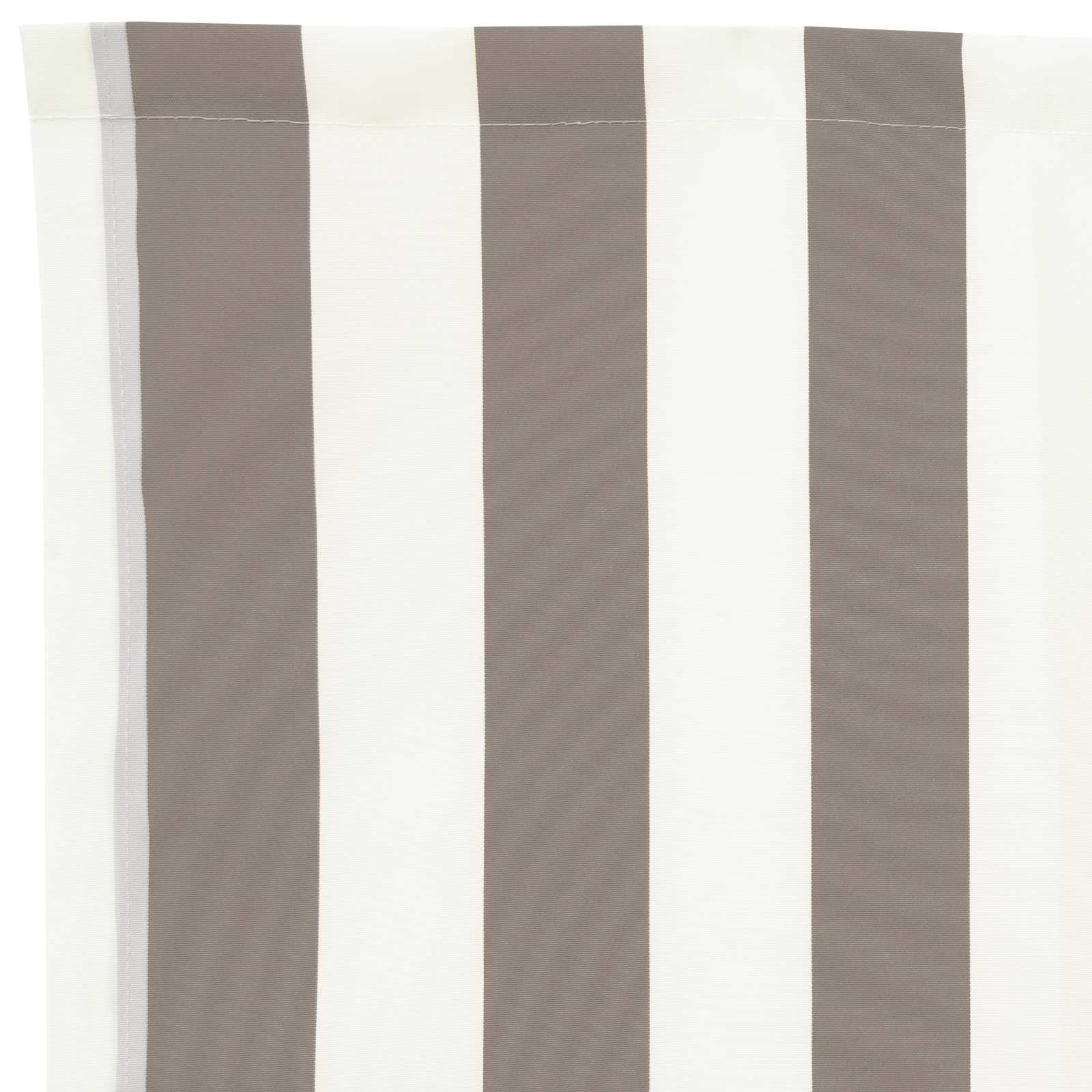 Vervangingsdoek voor zonnescherm Lichtgrijs en wit. 4,5 × 3,5 m – afbeelding 6